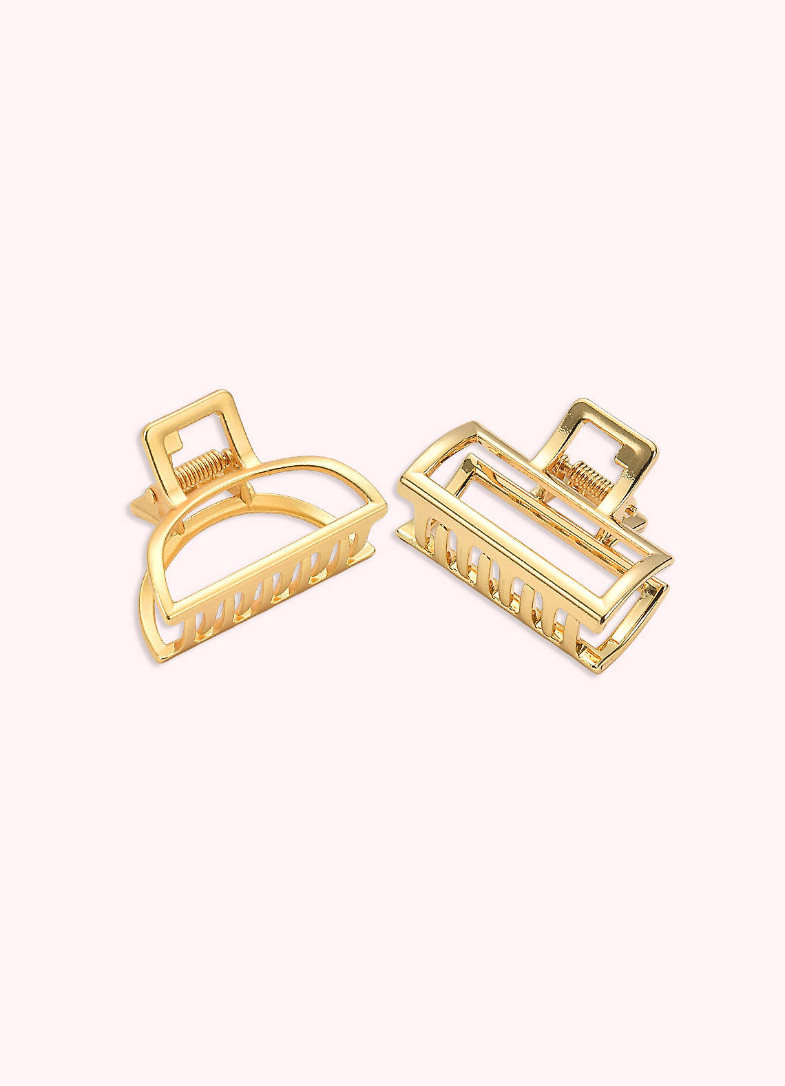front Metal Claw Clips Set