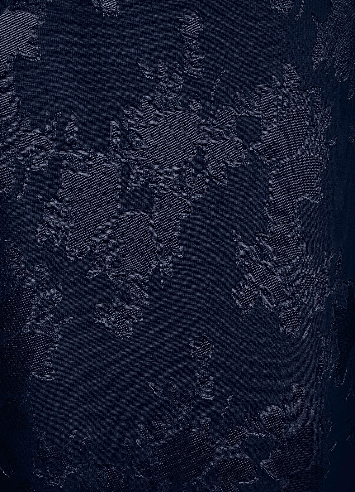 Azazie Dorina Final Sale Dark Navy Sheath Pleated Floral Jacquard Dress image5