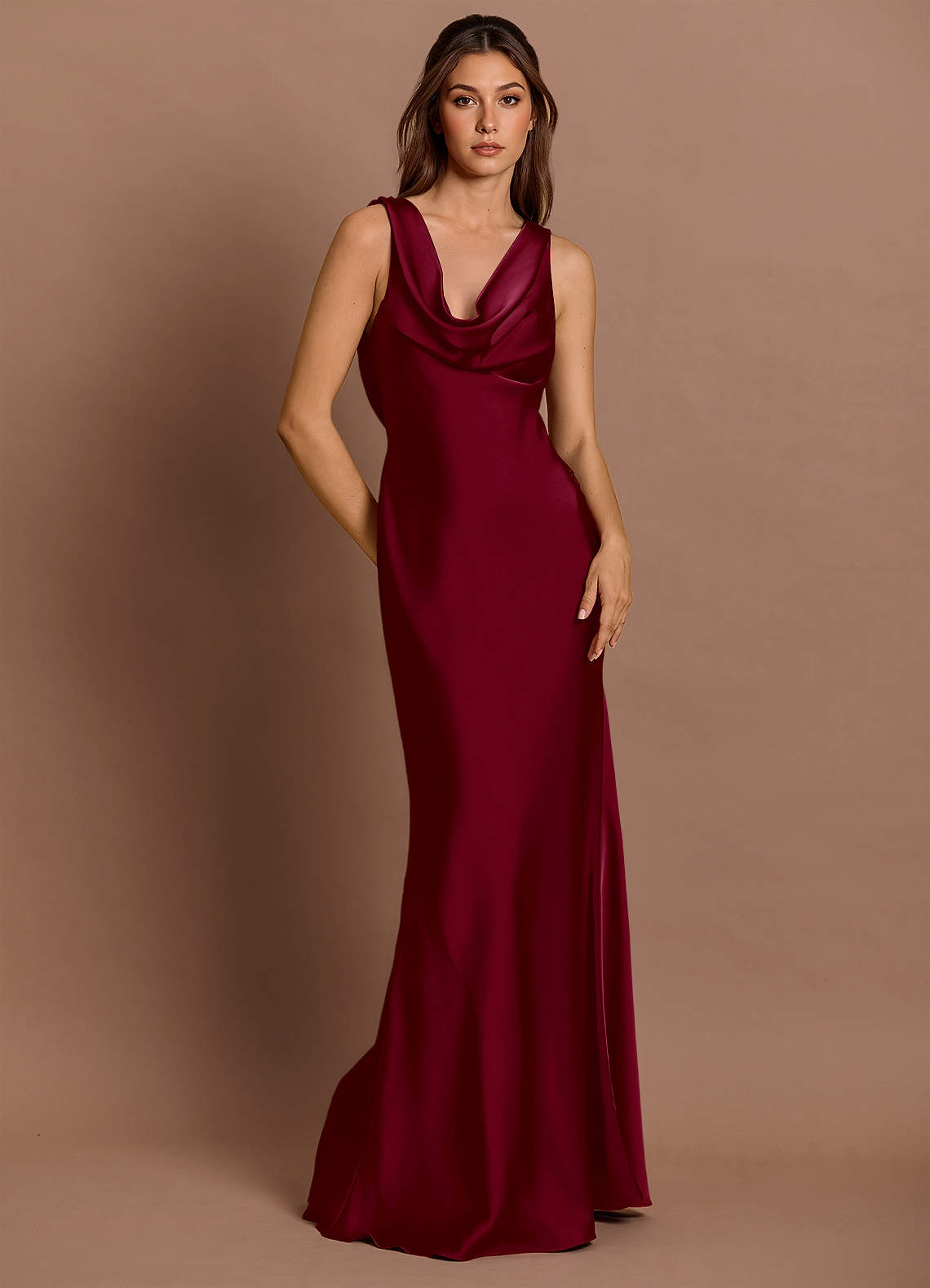 white christmas dresses Juniper Dress in Merlot Merlot / Extra Large main image 0