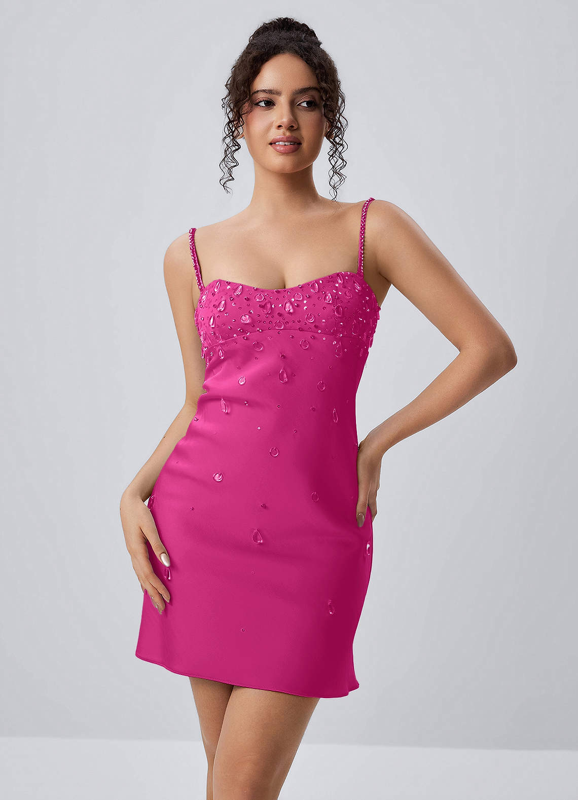 long pink dresses for women V Neck Sleeveless Lace Floral Maxi Dress Midi Dress Jersey Knit ISLAND_11C Size:(US 16-18)XL Line Long Prom Dress