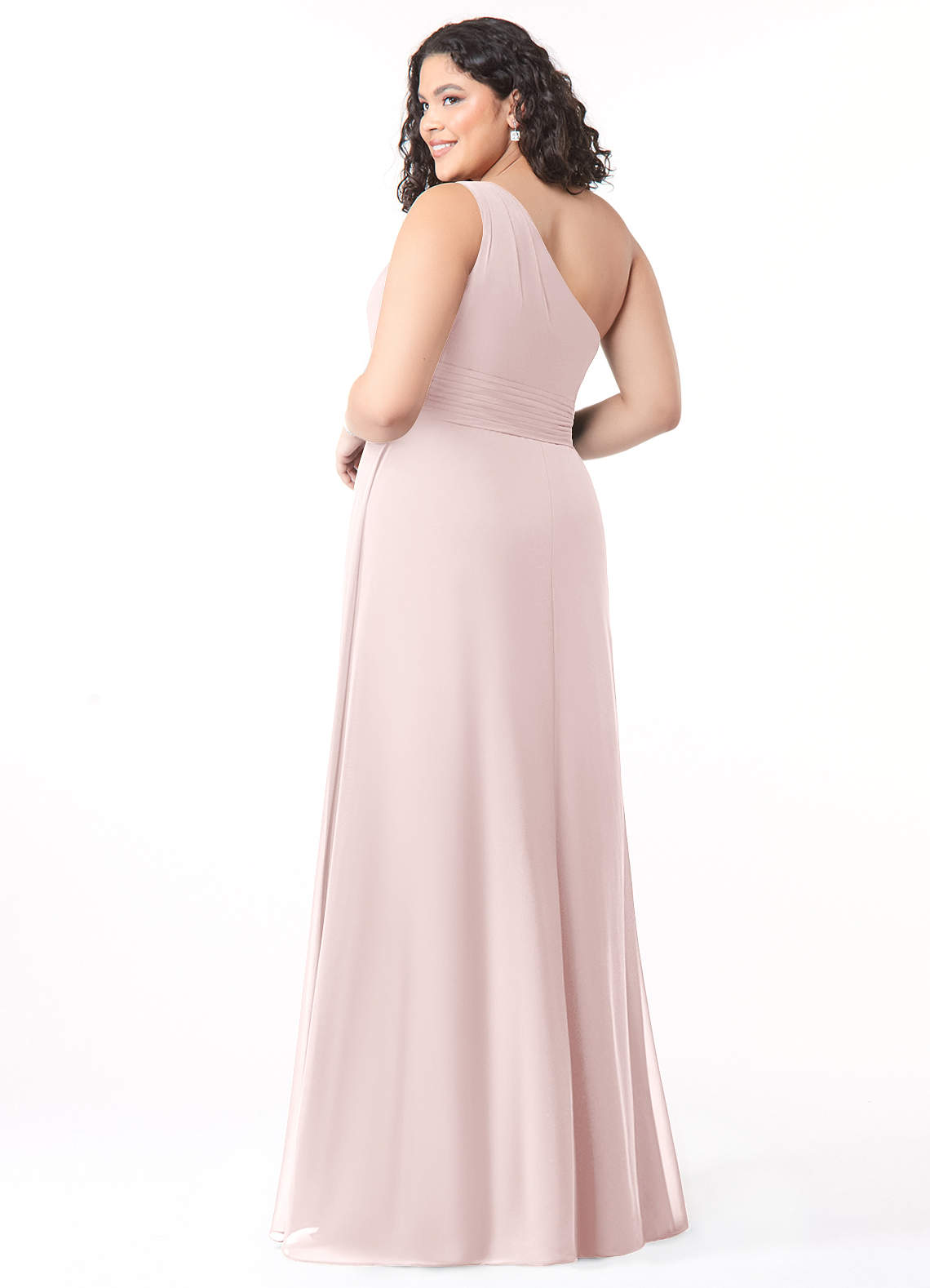 Elegant Pink Size 28 Bridesmaid Dresses Plus Size Bridesmaid Dresses One  Shoulder Sweetheart Neckline Ever Pretty