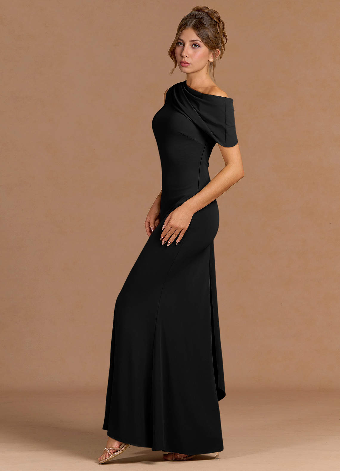 Rivka Black Maxi Dress Ready to Ship | Azazie