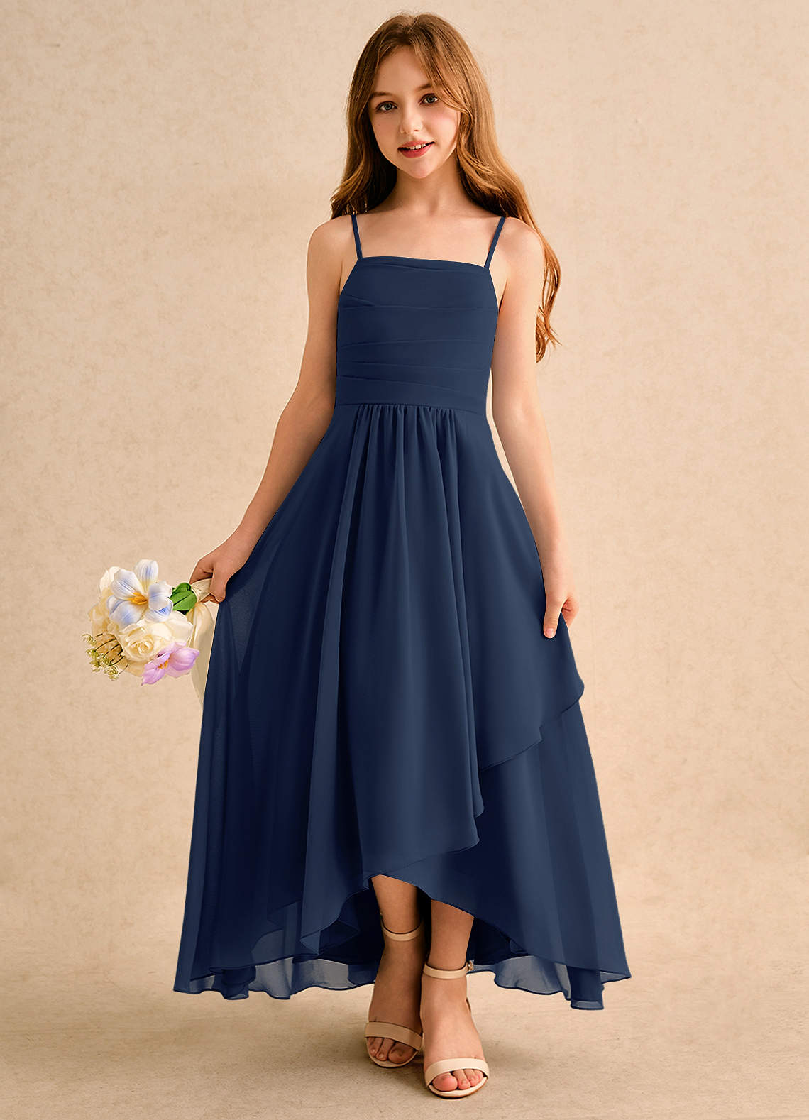 blue dresses for a dance Light Blue Off The Shoulder Satin Homecoming Dress 8th Grade Dance Dress main image 1