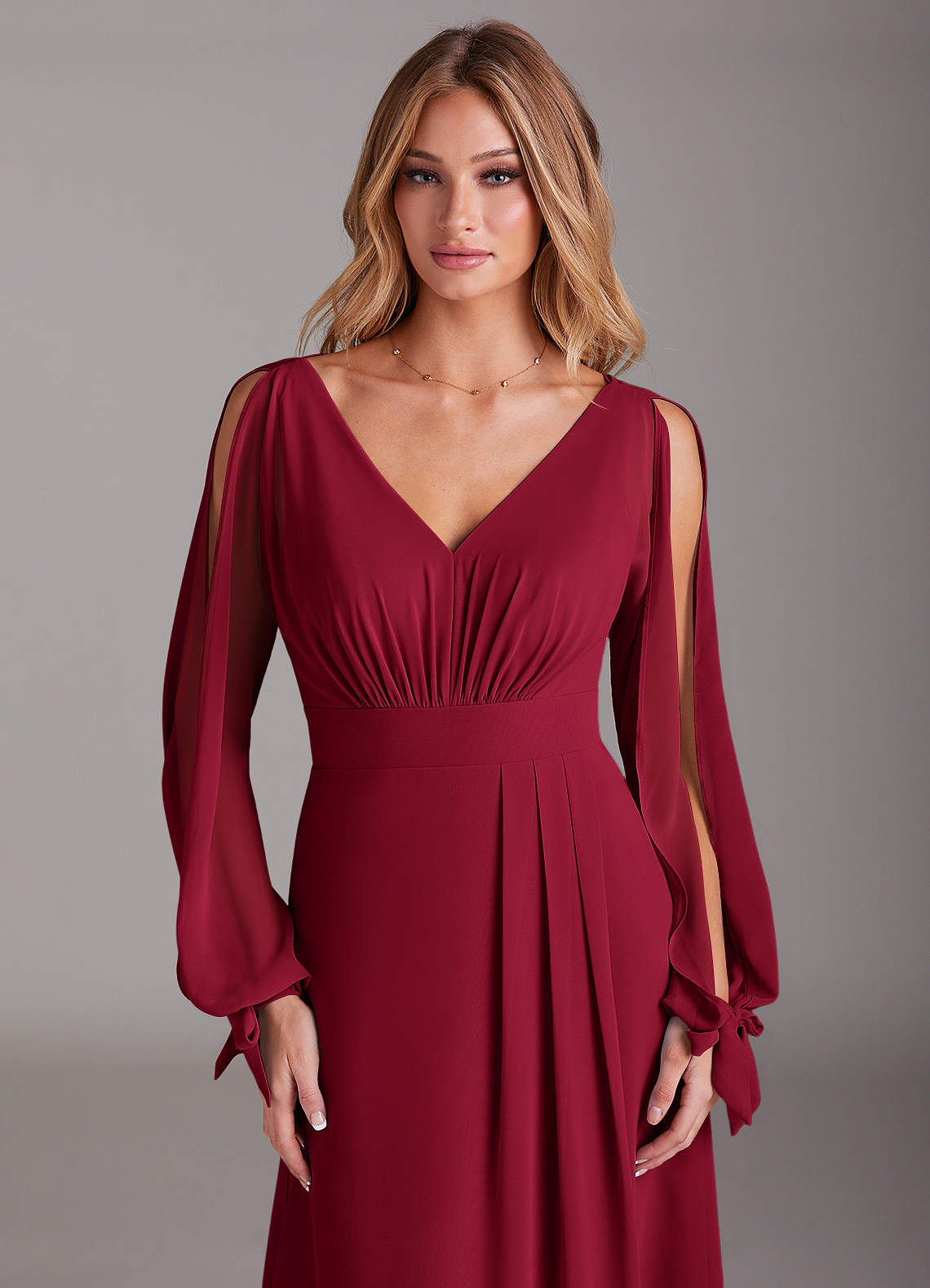 burgundy cocktail dress long sleeve Bilbao Long Sleeve Mini Dress Burgundy