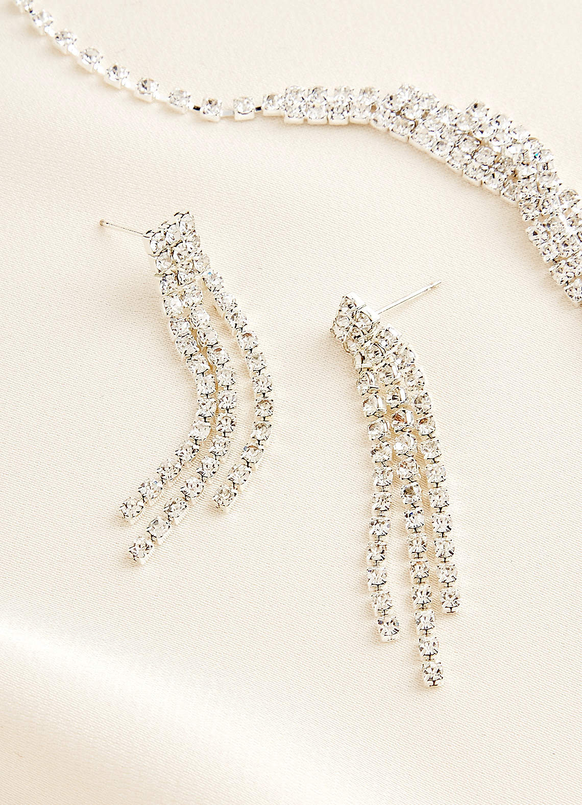 Woven Rhinestone Jewelry Set | Azazie