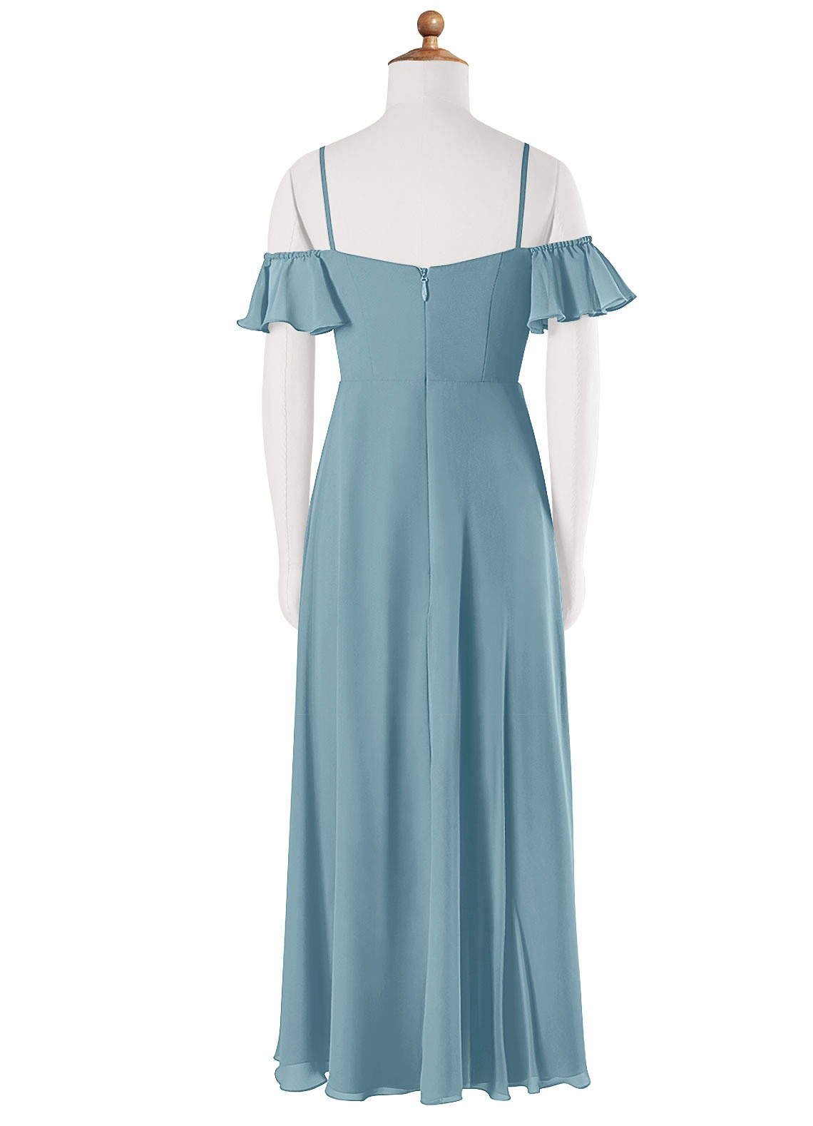 sage green vintage bridesmaid dresses Wedtrend Women Dusty Sage Bridesmaid Dress with Slit A-Line Square Neck  Long Floral Wedding Guest Dress – WEDTREND main image 0