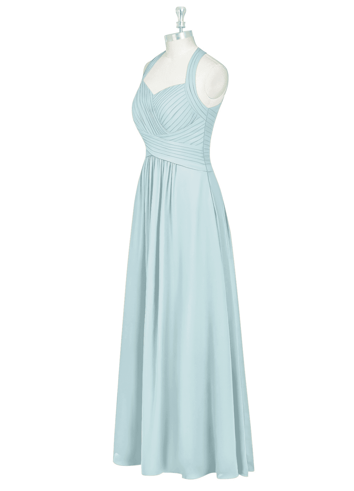 navy blue dress for baby girl Bhldn Claudia Asymmetric Ruffle Chiffon Midi Dress In Blue - 47% Off main image 0