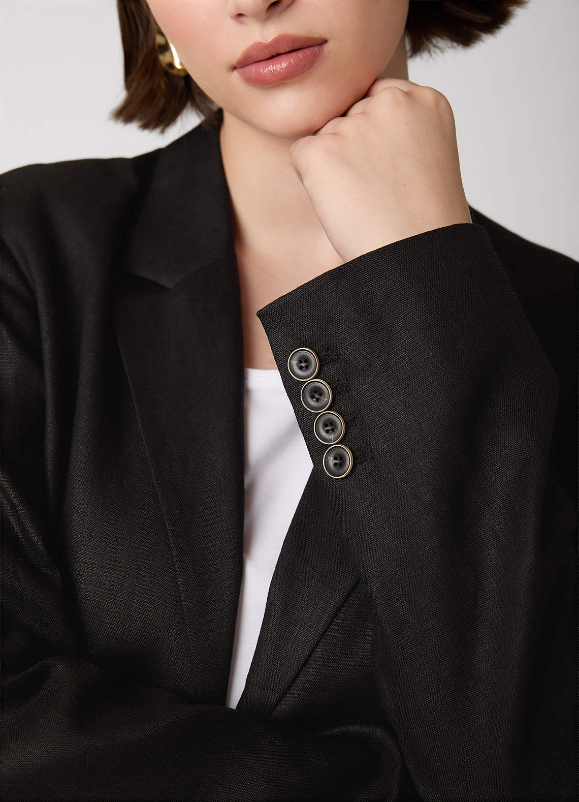 front 100% European Linen 2-Piece Suits