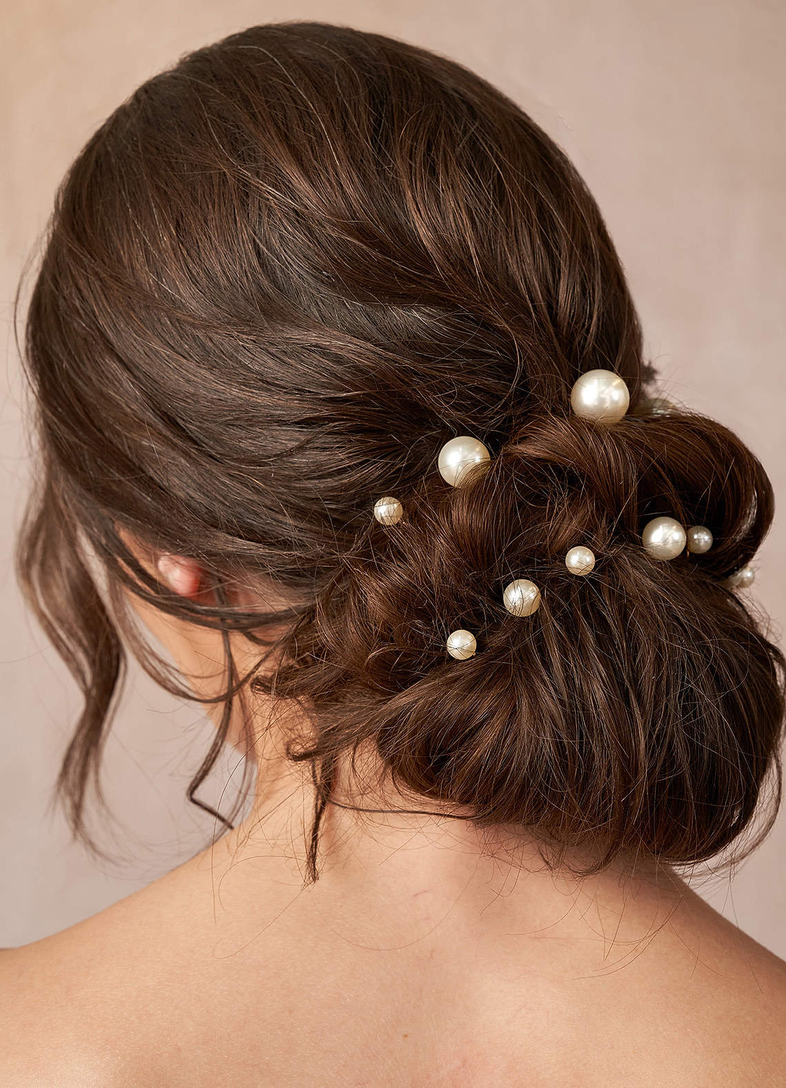 front Singular Pearl Hairpins Set