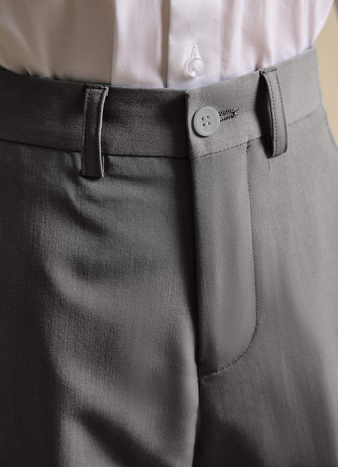 front Oliver Boys Grey 5-Piece Suit