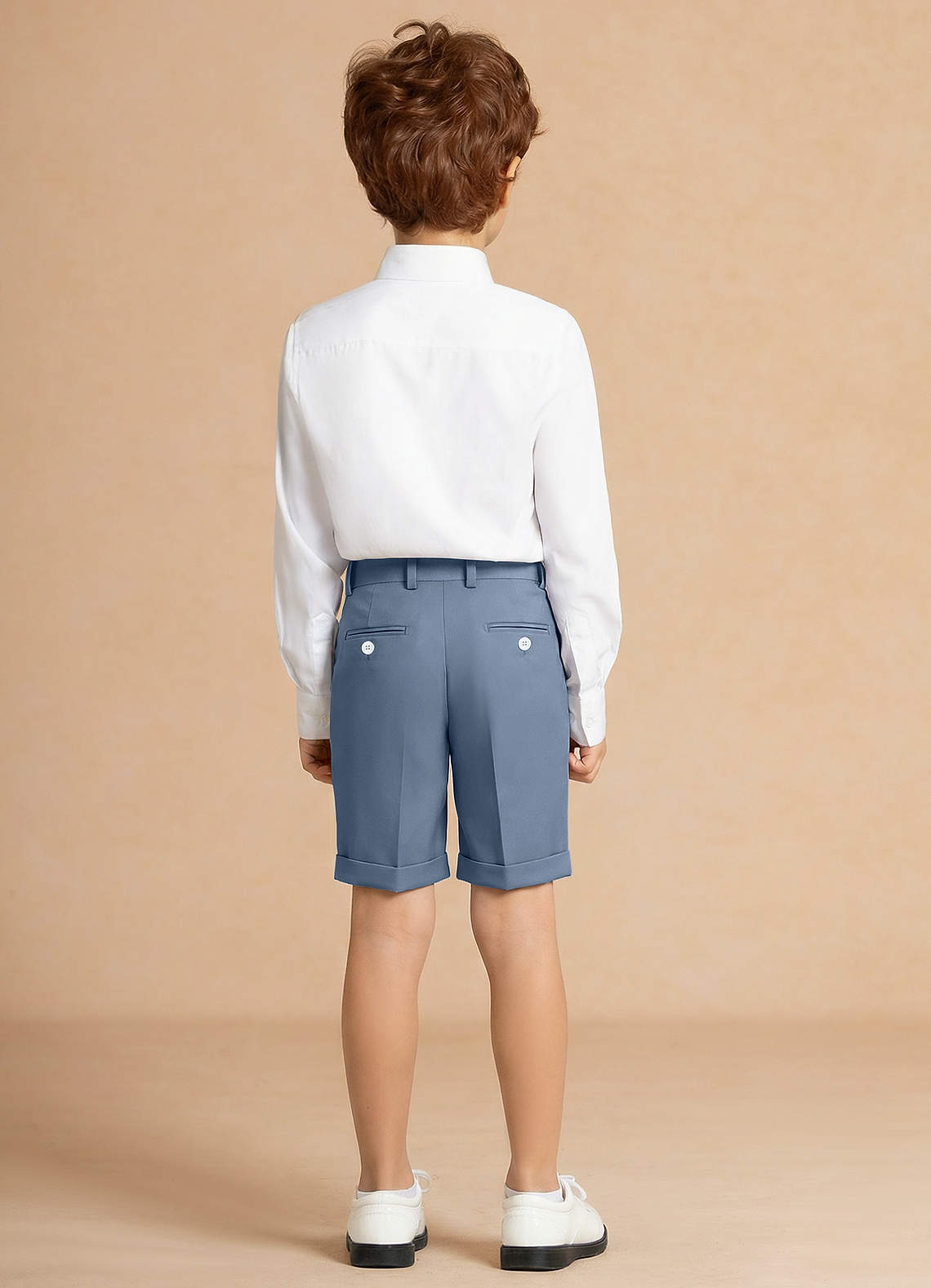 front Finn Azul Polvoriento Pantalones cortos de niño