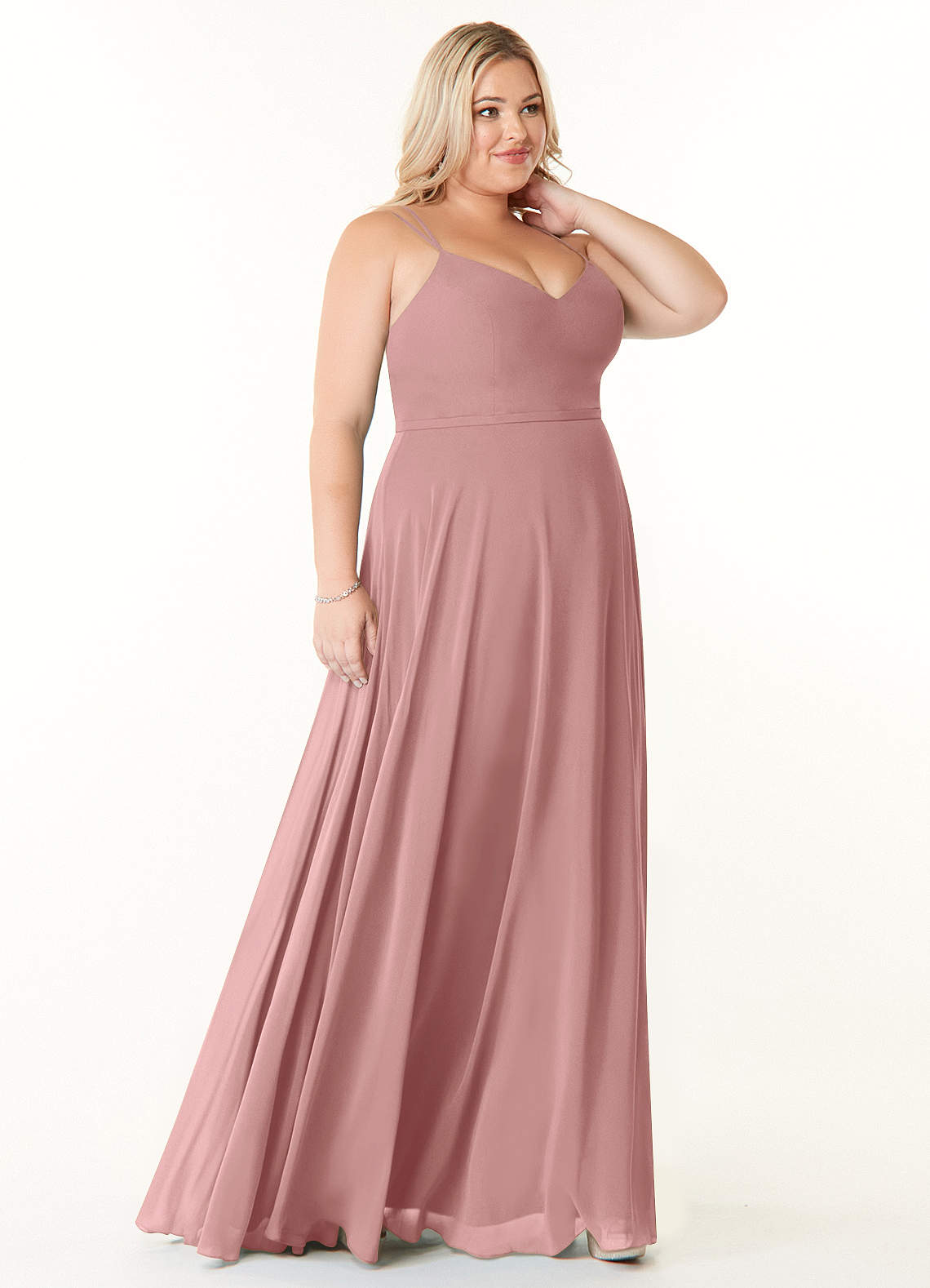 janey chiffon a line dress Janey Chiffon A-line Dress in Navy