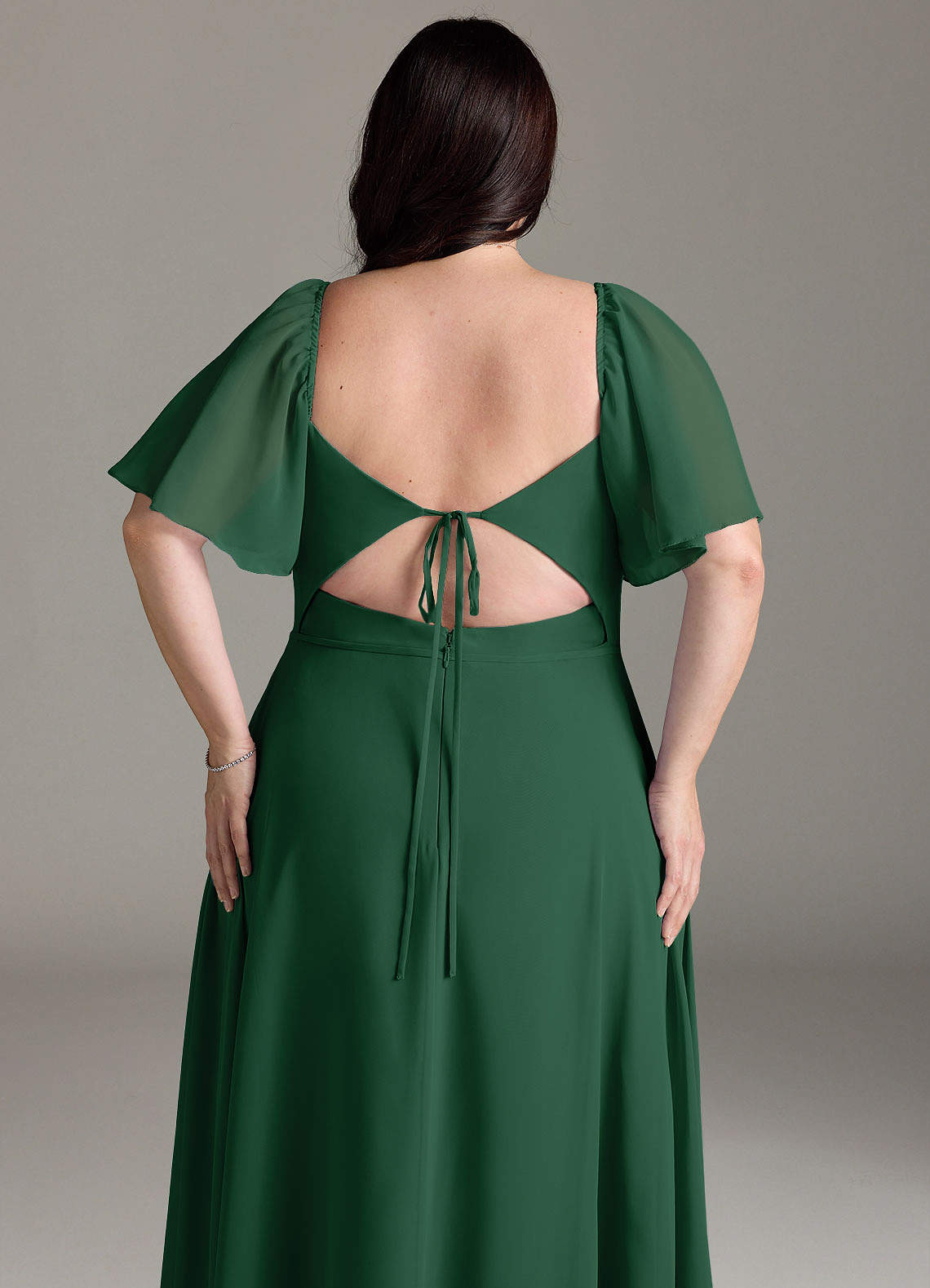 Azazie Chloe Dark Green Chiffon Bridesmaid Dresses | Azazie Azazie Chloe Dark Green Chiffon Bridesmaid Dresses | Azazie