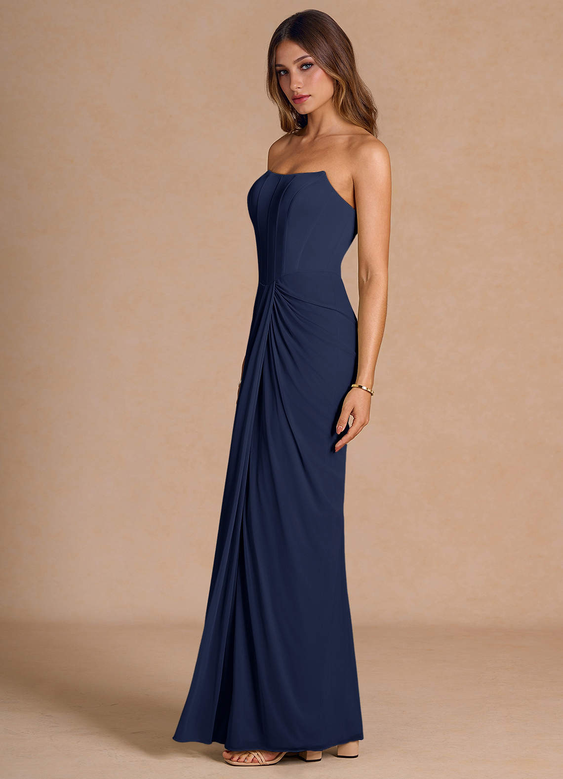 vestido Maxi Marinha Anais image4