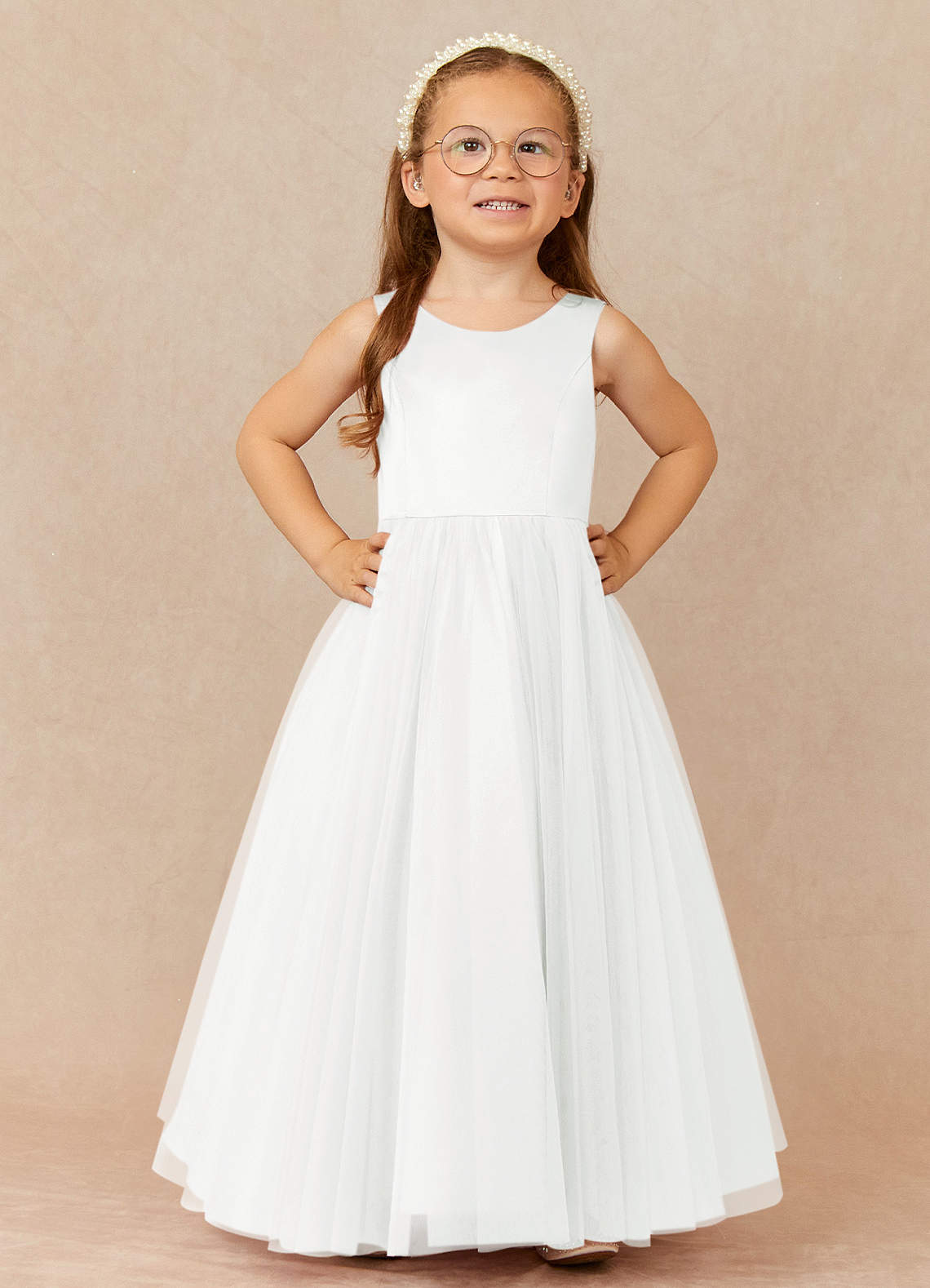 Heart shaped back flower girl outlet dress