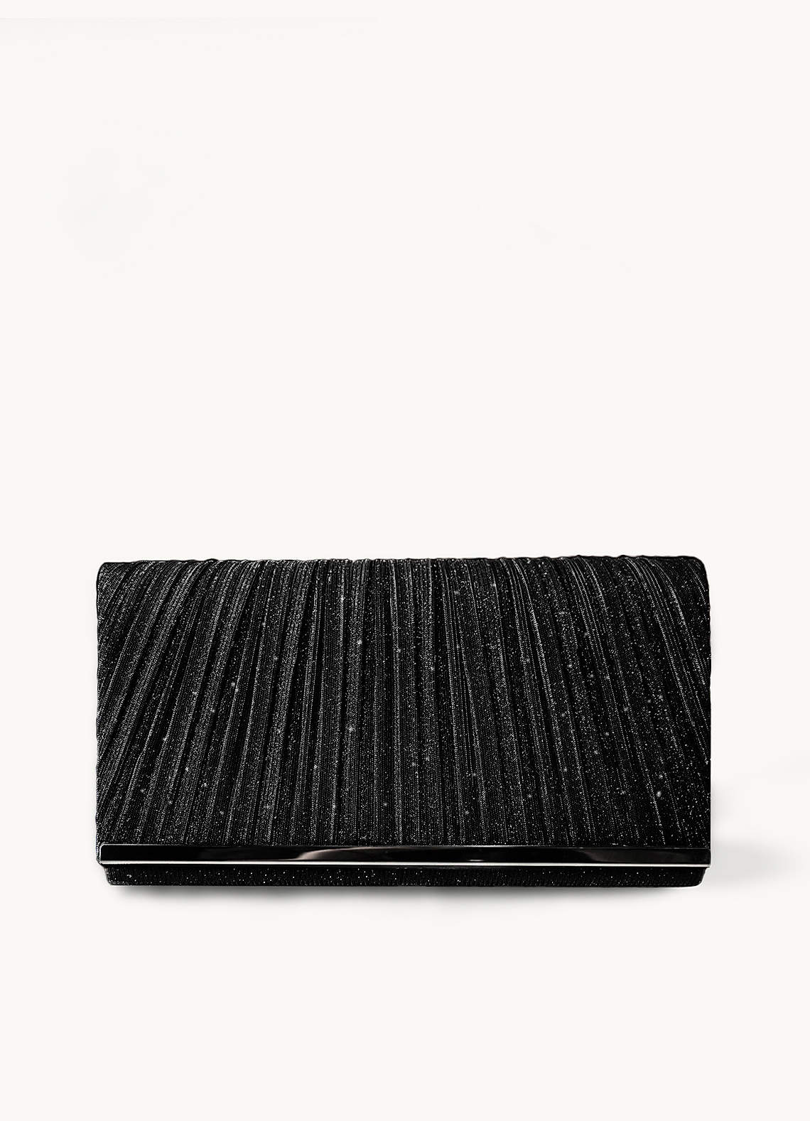 front Pleats Elegant Clutch Bag