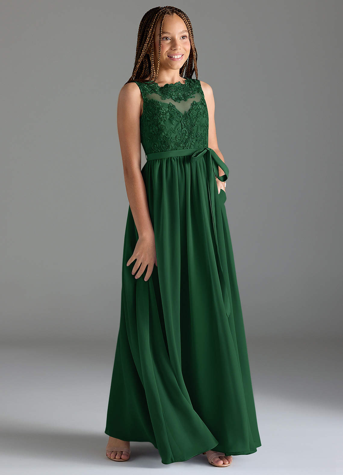strapless open back dress Olive Green Dress for Toddler Girl | Premium Quality