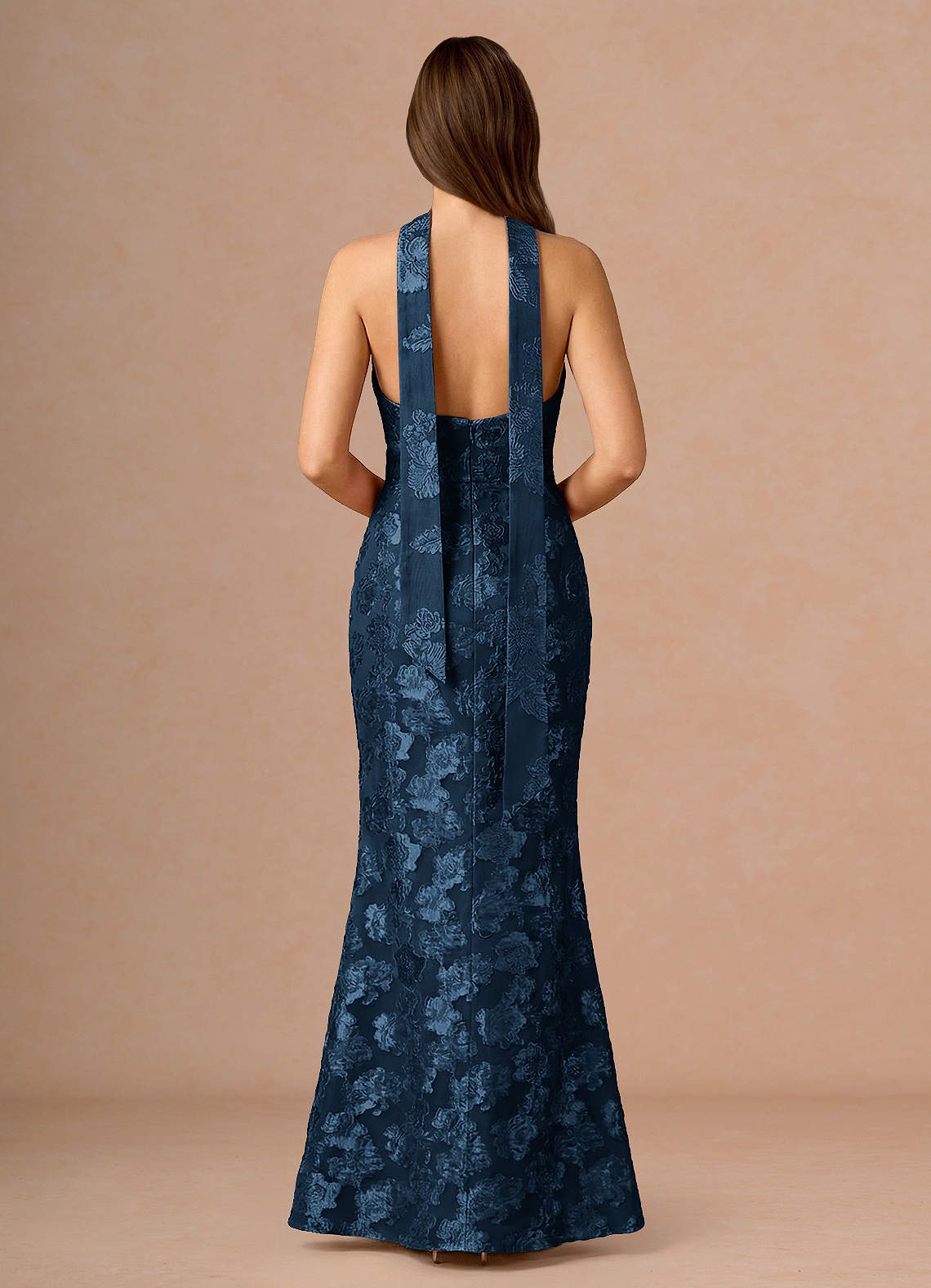 valerie asymmetrical lace maxi dress Valerie Navy Maxi Dress