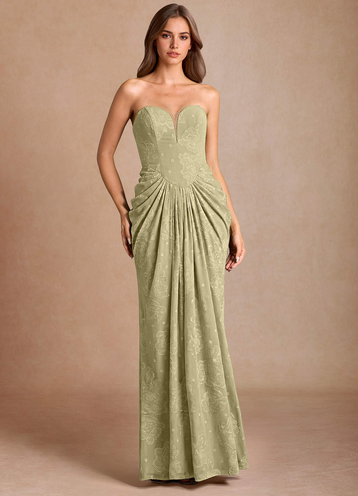 Lucy Celadon Maxi Dress Ready to Ship | Azazie