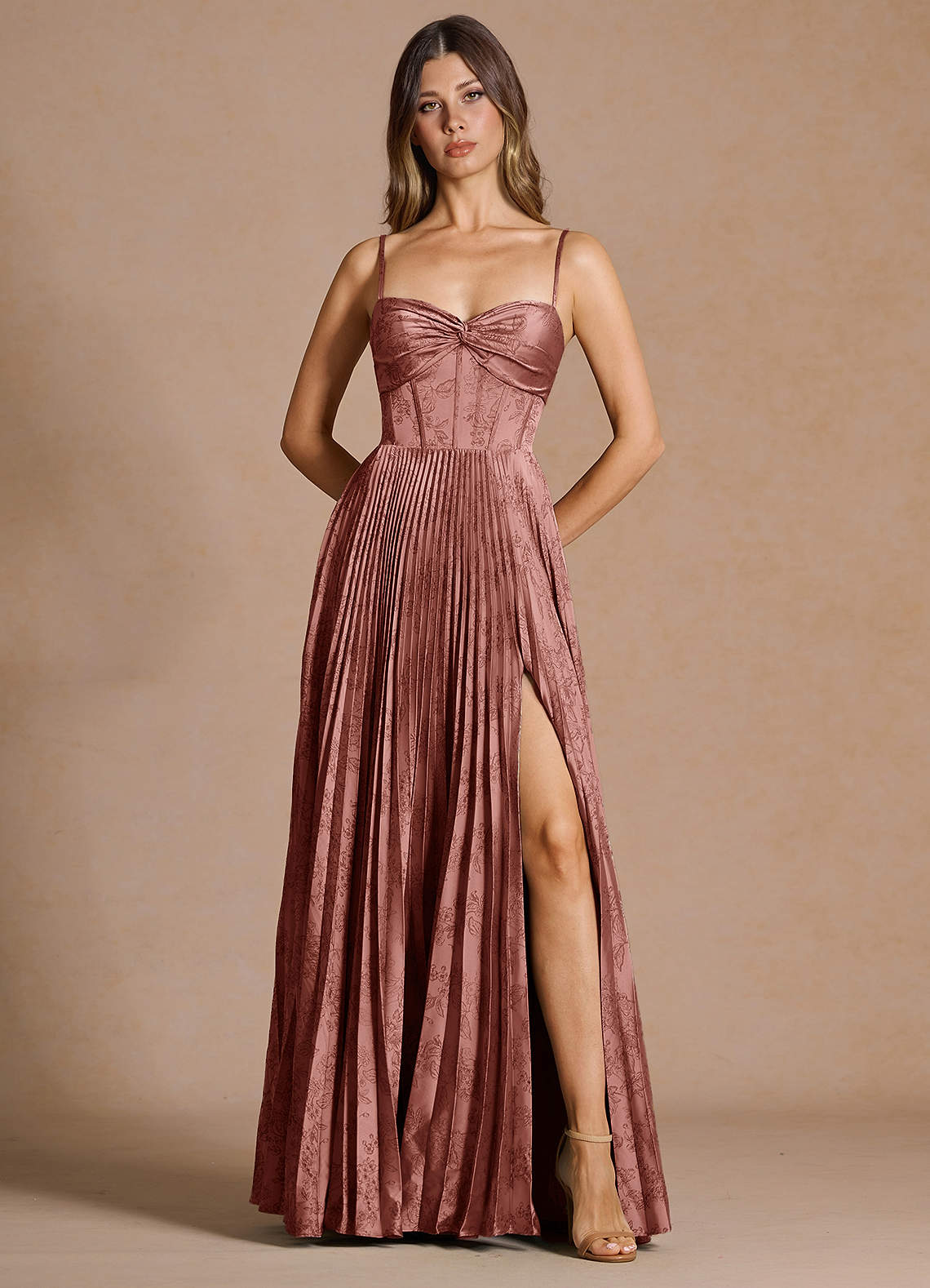 Vesper Vintage Rose Maxi Dress | Azazie CA