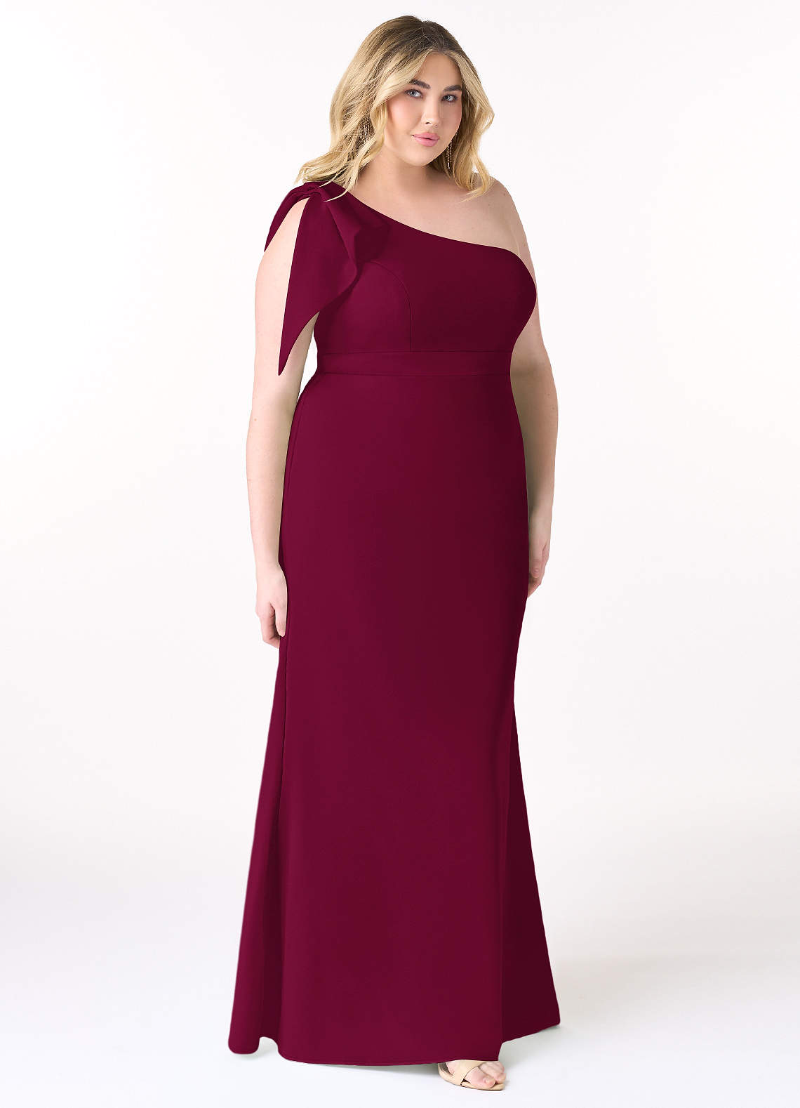 plus size burgundy mermaid dress Burgundy Velvet Mermaid Formal Dress With Pearl Chain