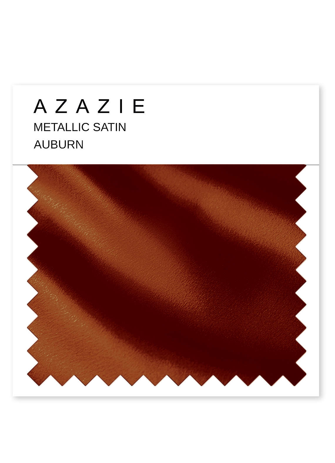 front Azazie Metallic Satin Swatch