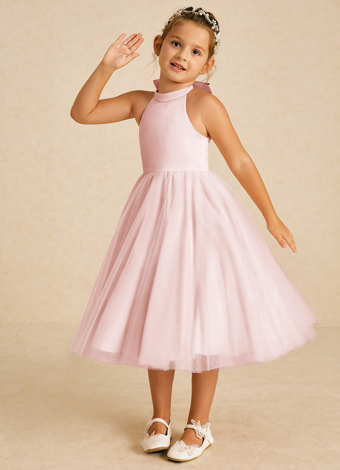 dora a line dress in pink Do Dora Midi Dress Magenta main image 0