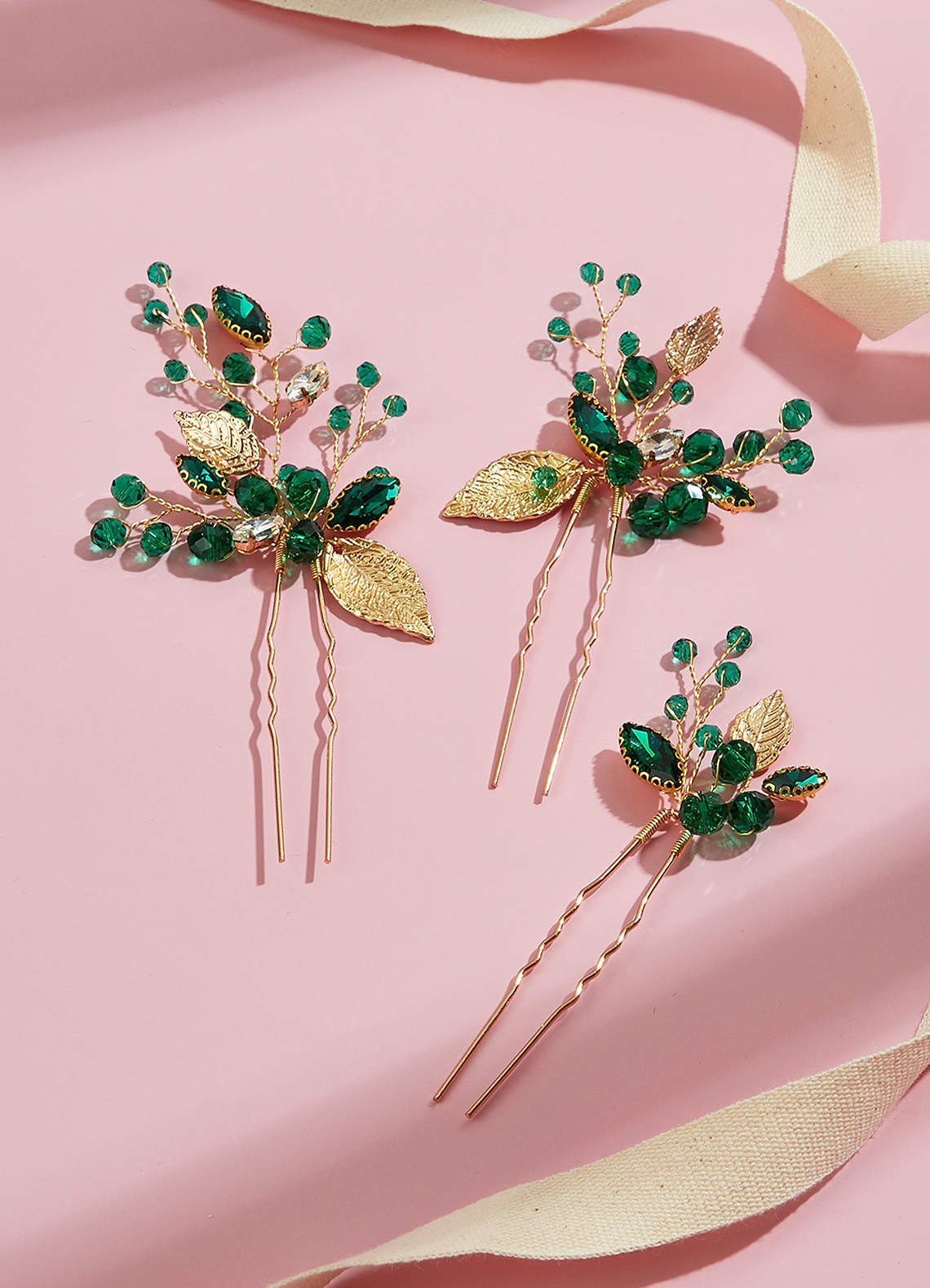 front Earthy Hair Pins