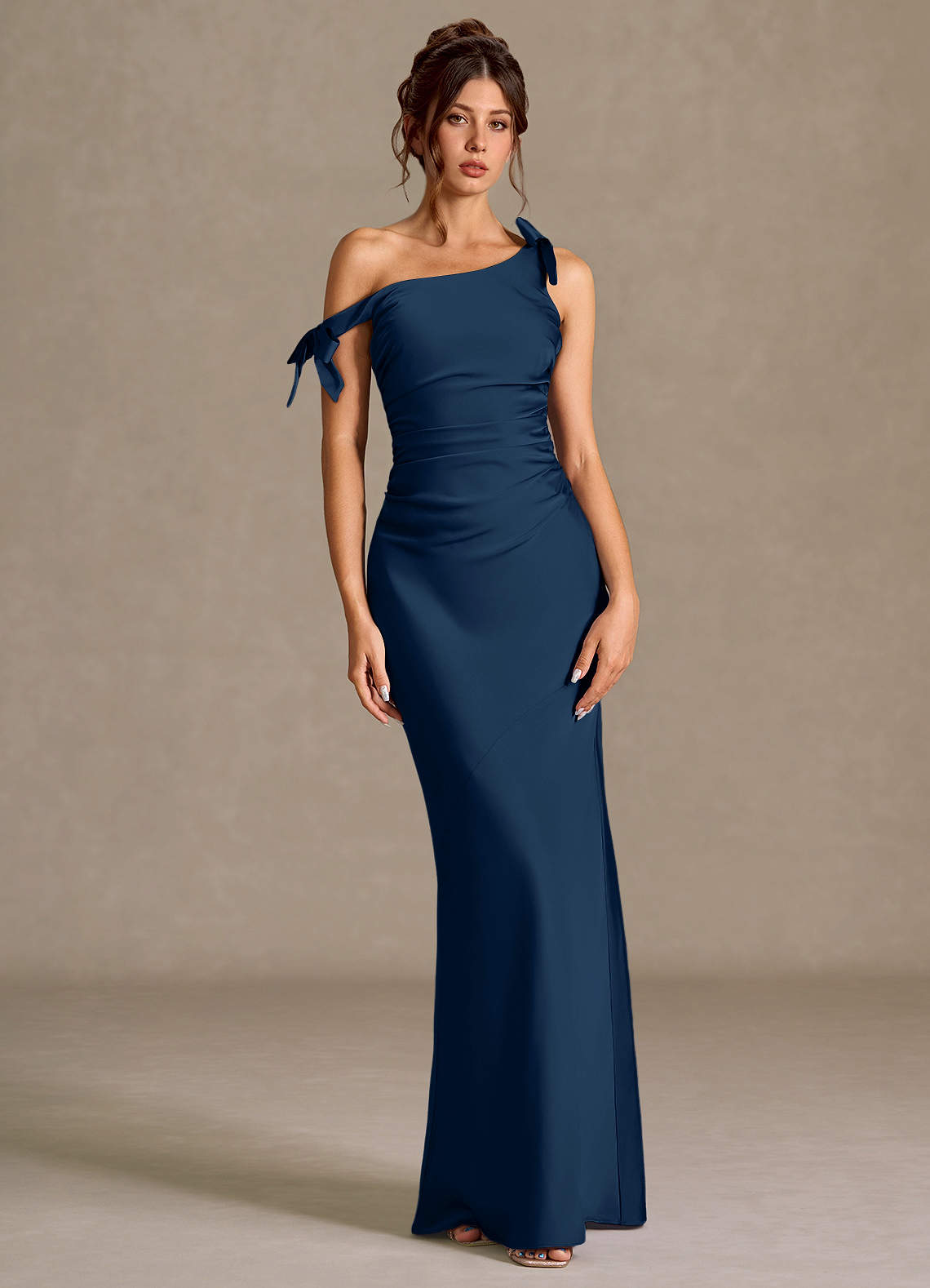 Willow Navy Maxi Dress | Azazie