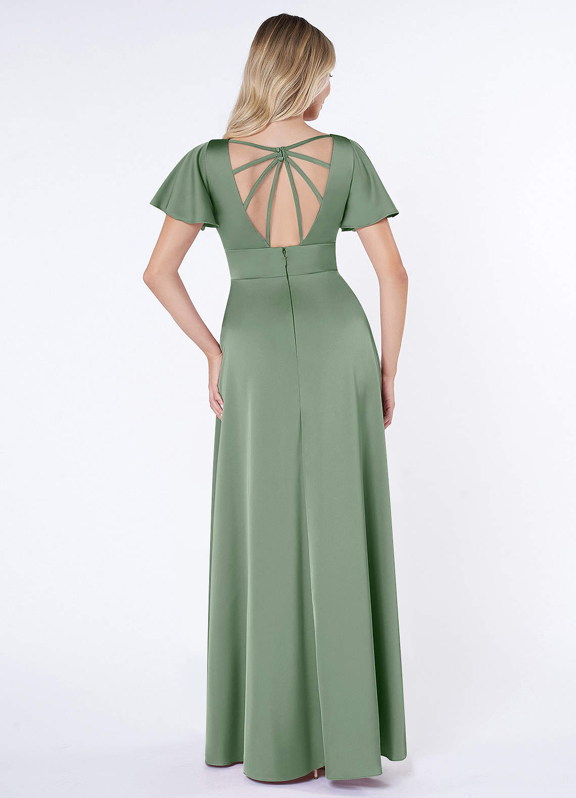 Azazie Lani Matcha Bridesmaid Dresses | Azazie