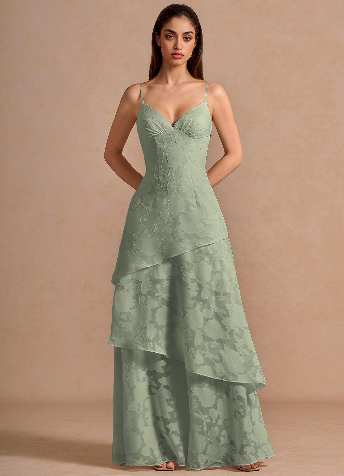 Vestido Agave Verde Largo Piretha image1