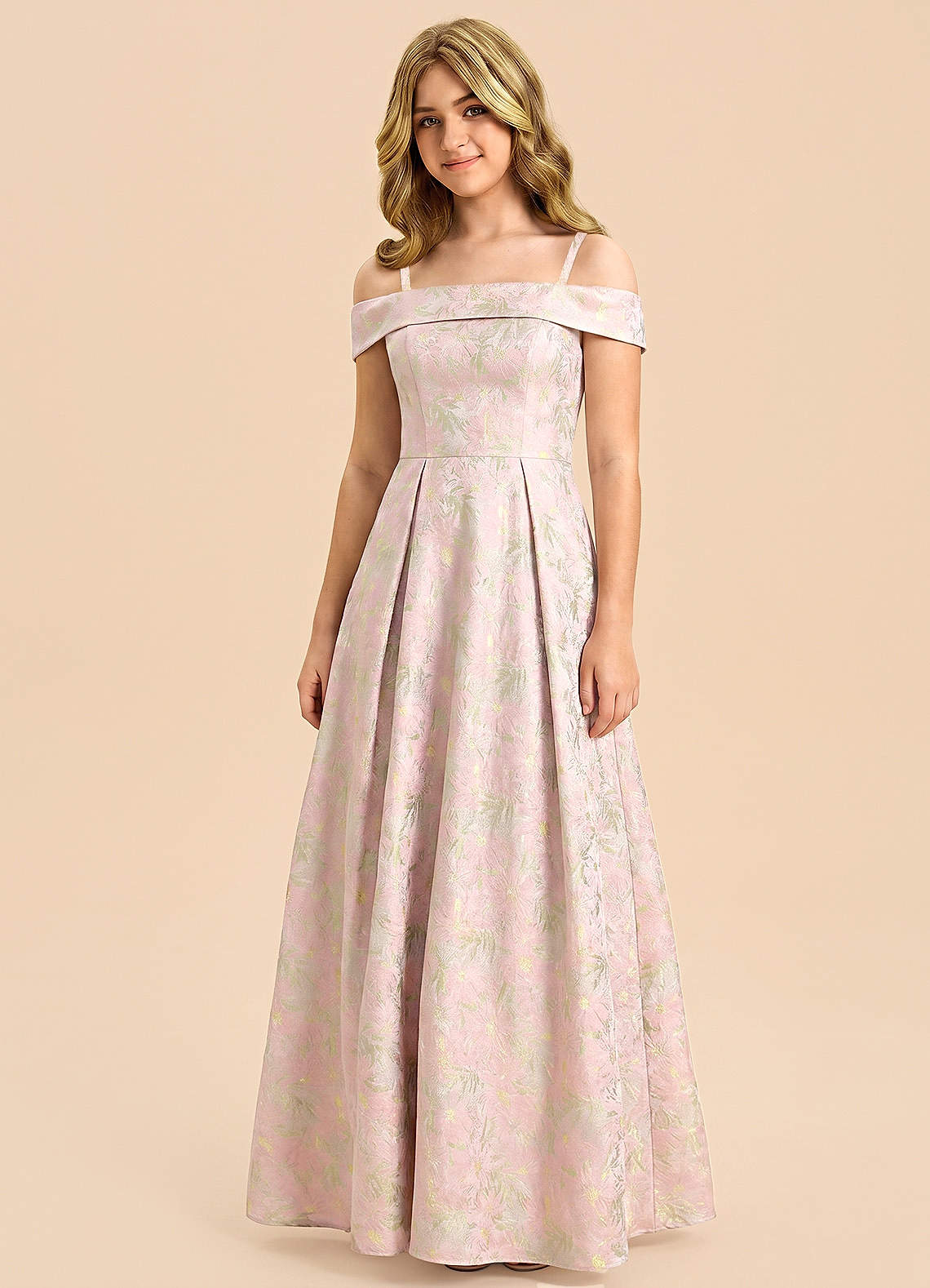 front Azazie Lily Junior Formal Dress
