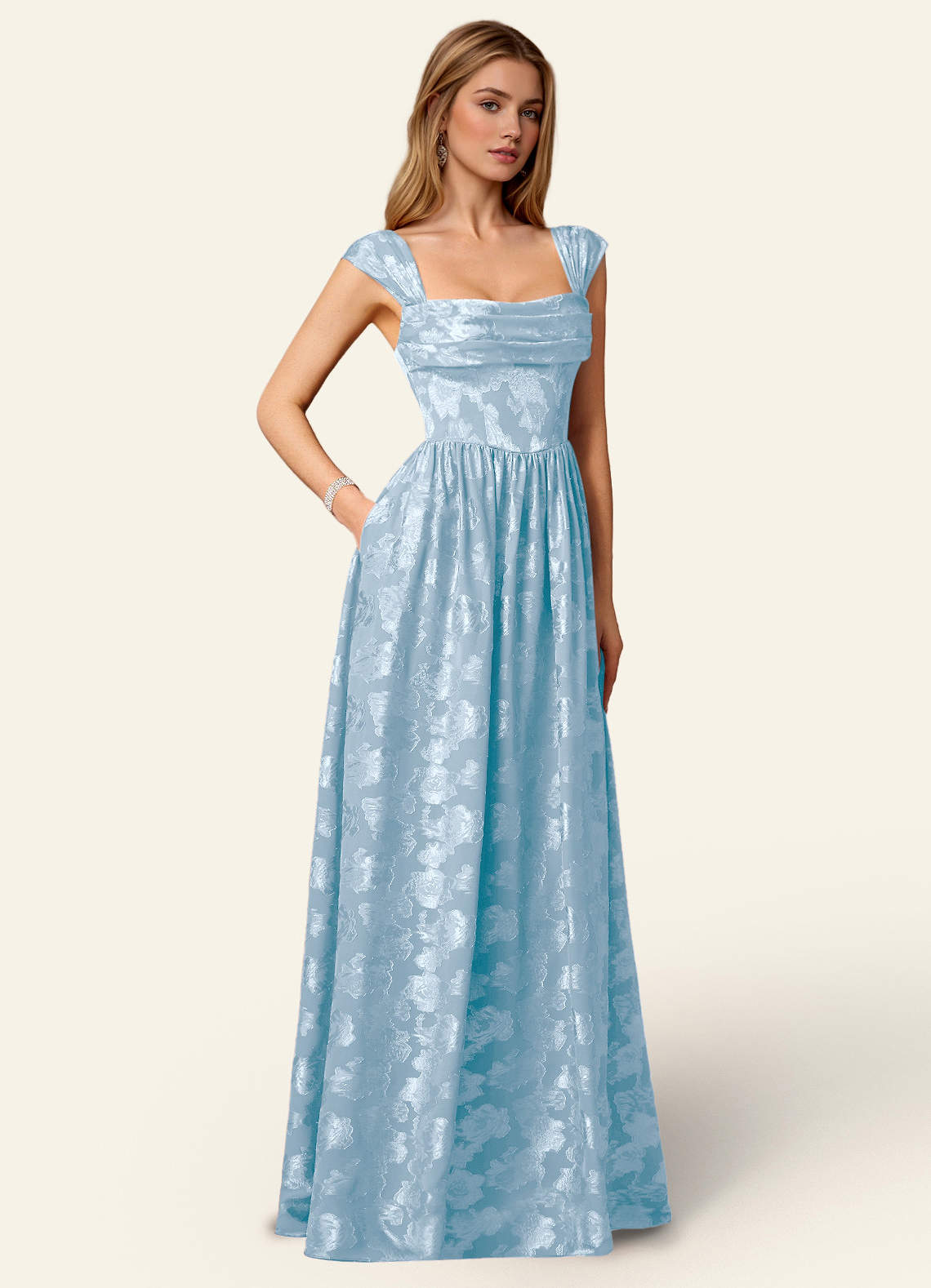 green emerald velvet dress Chandalier 30123 Long Formal Dress