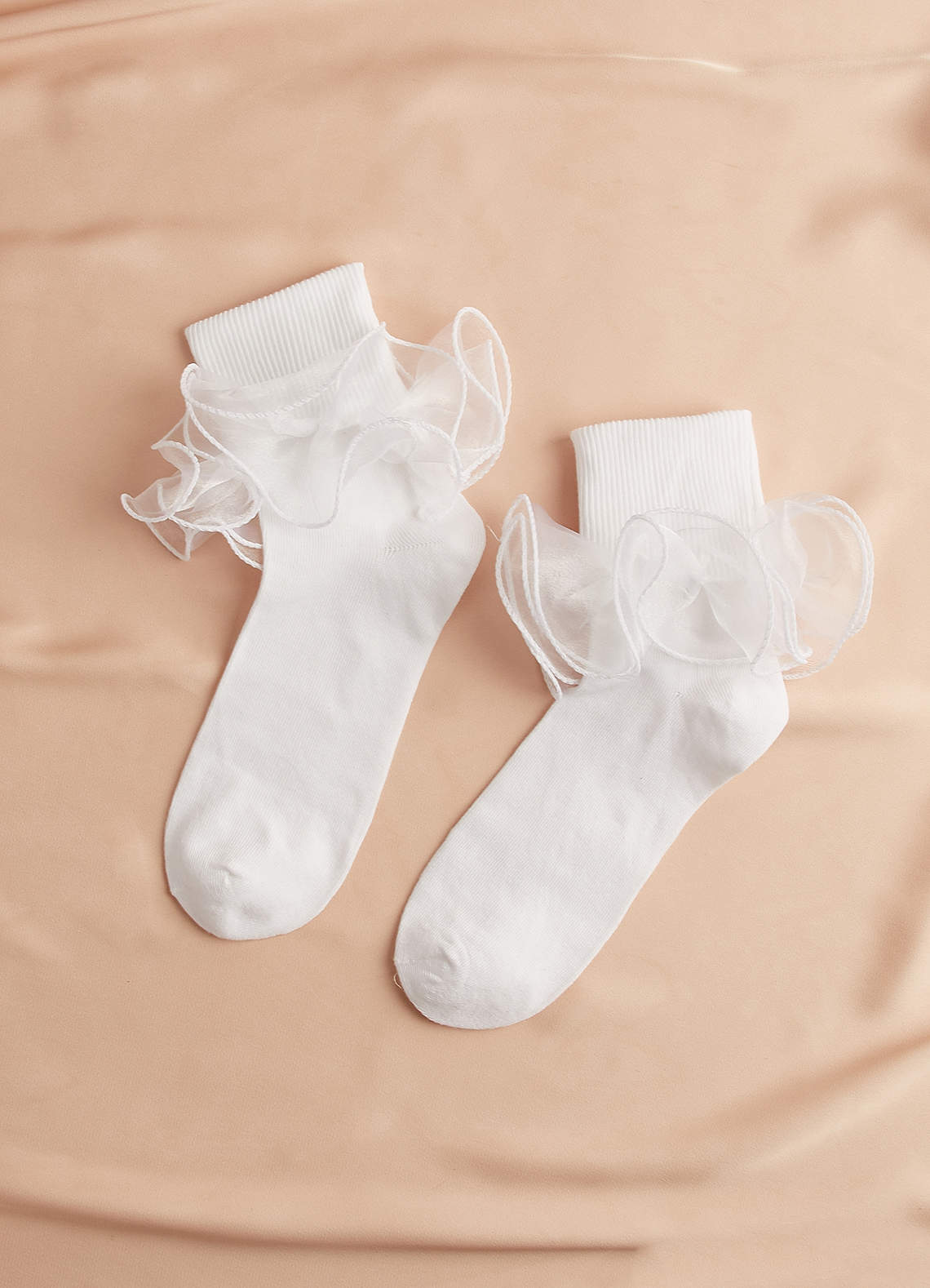 front Statement Ruffle Socks Set of 3
