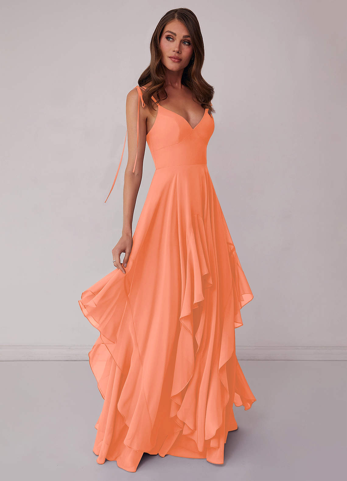 green emerald velvet dress Leslie Amon Sunset Flow Sunrise Embellished Maxi Dress main image 1