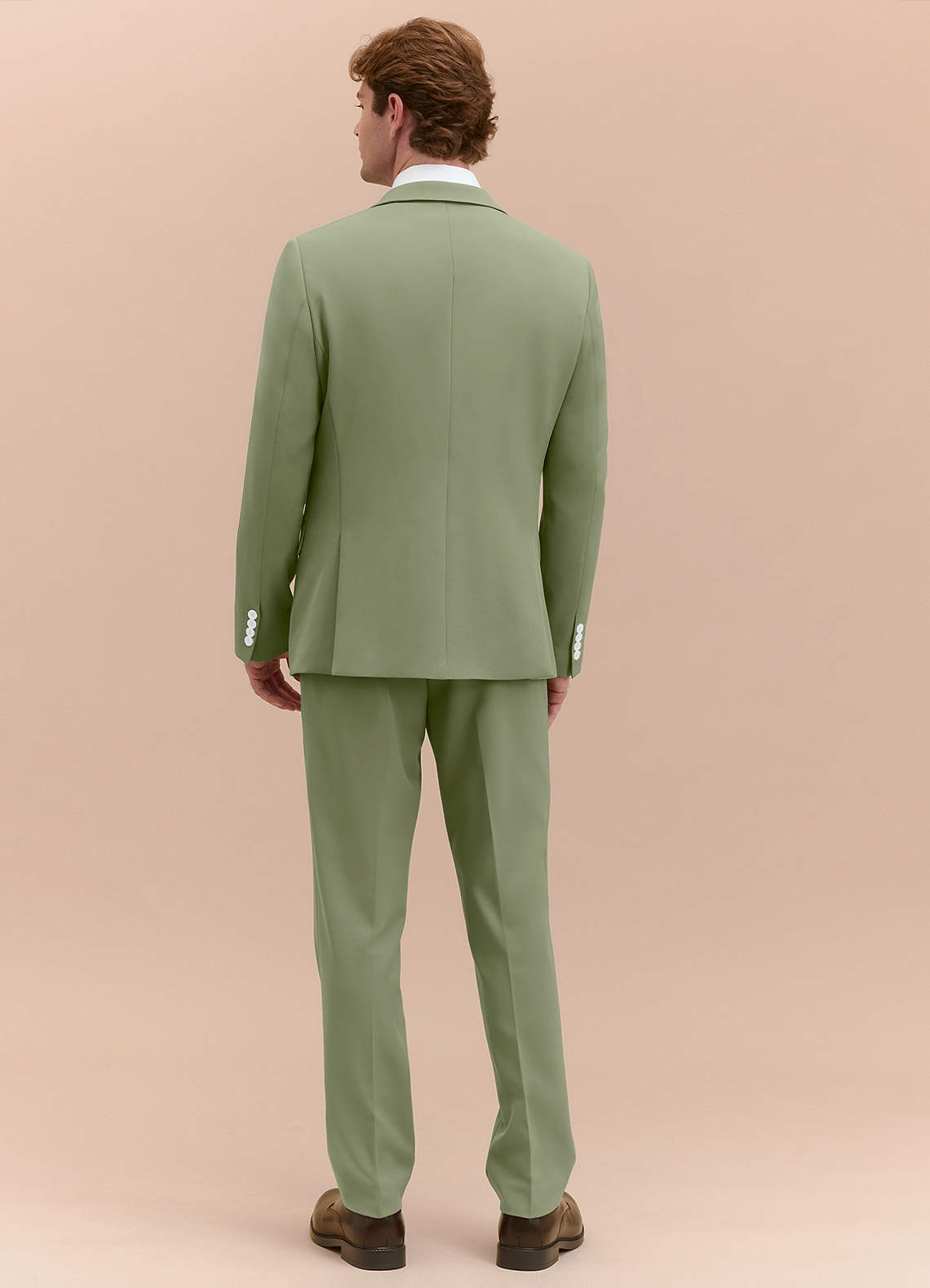 James Pistachio Structured Stretch 3-piece suit | Suit Sets |Azazie