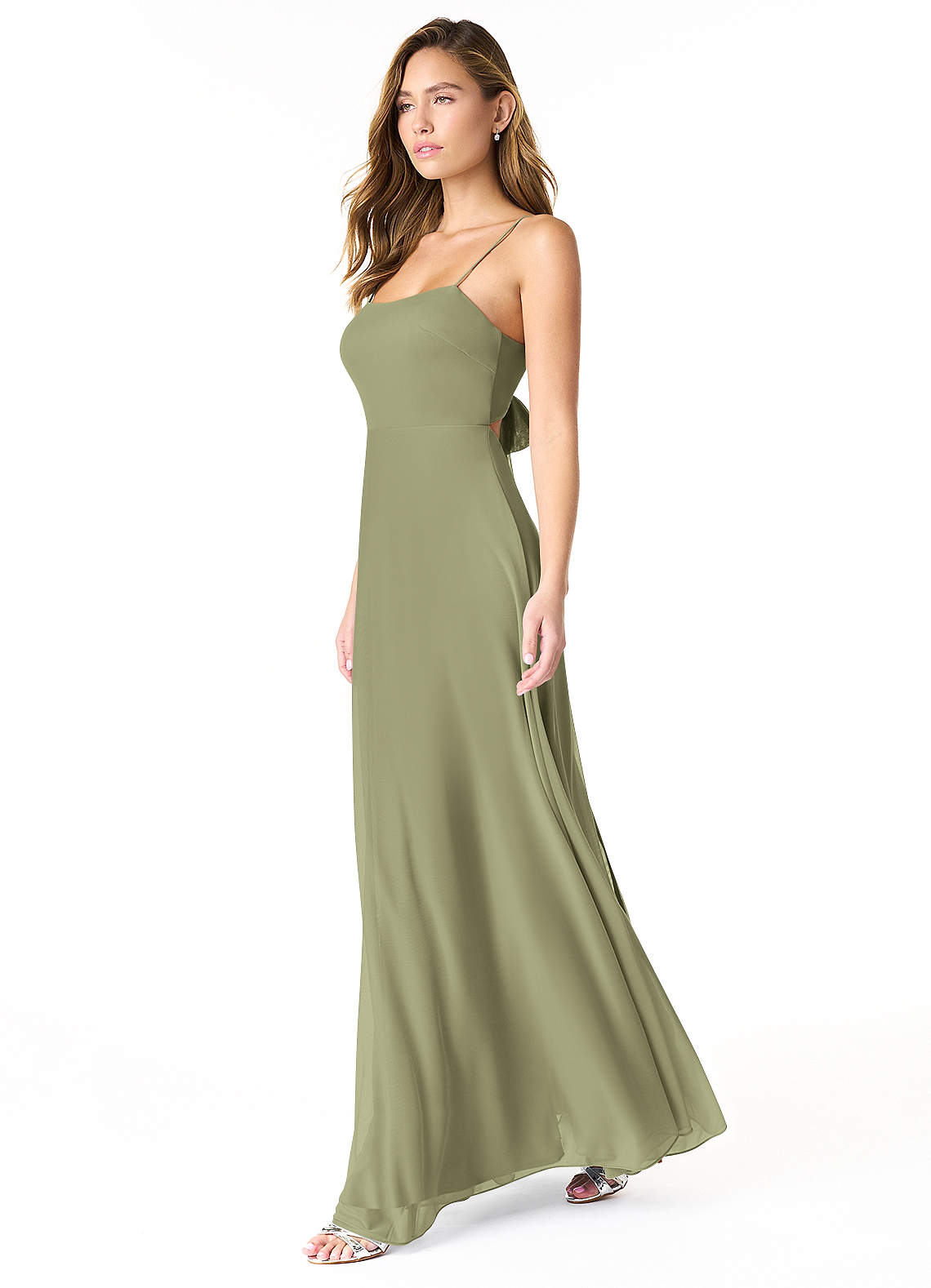 mesh long bridesmaid dress with crisscross back Beverley Black Mesh Maxi Dress main image 1