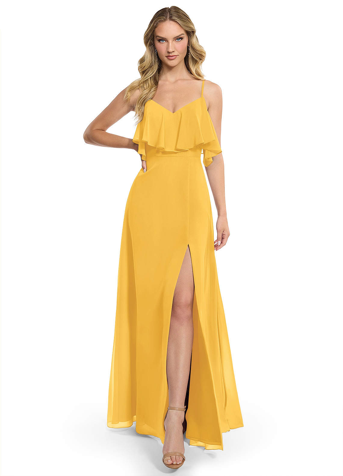 Marigold Azazie Jean Bridesmaid Dresses Azazie