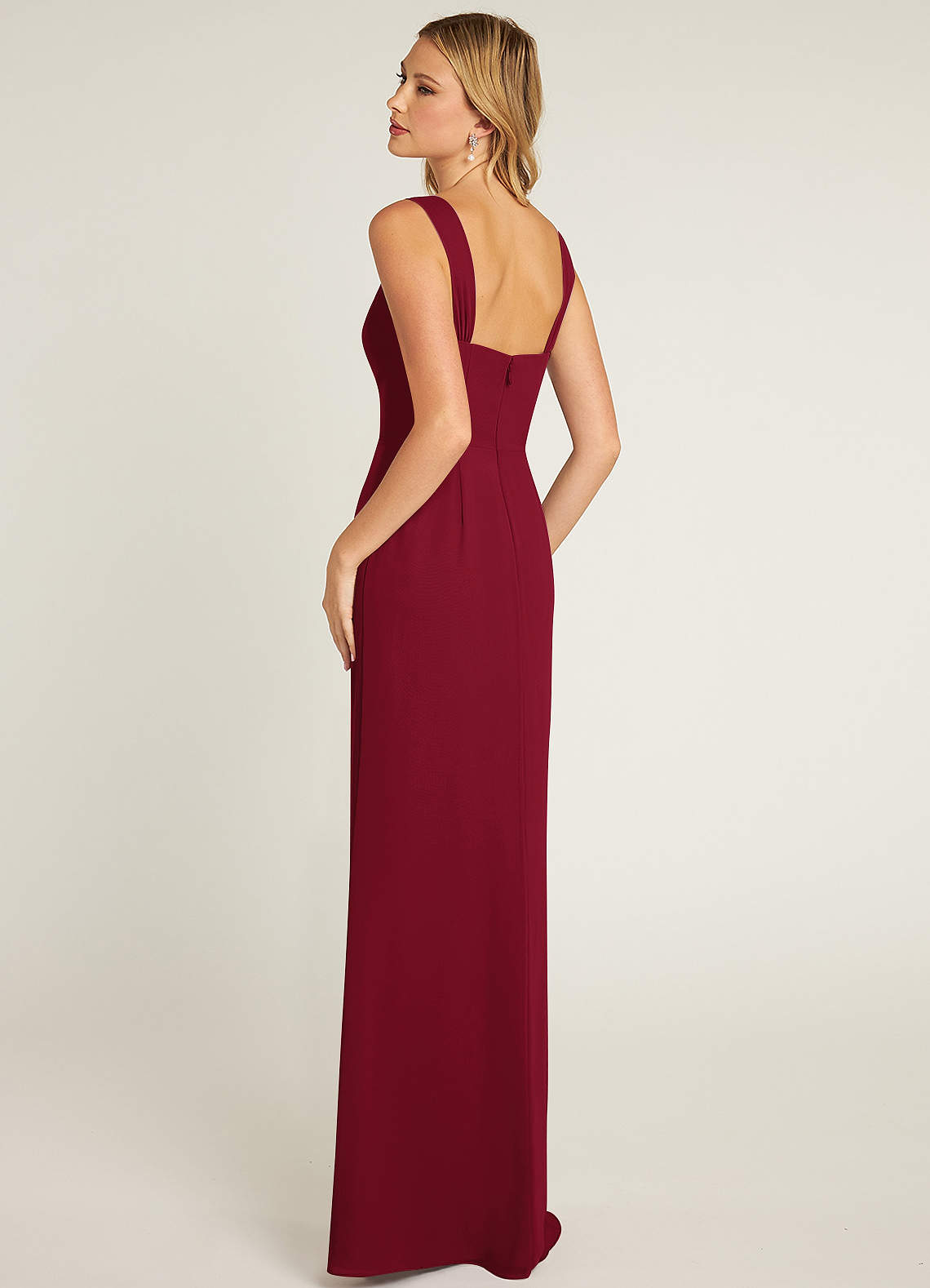 Azazie burgundy 2024 bridesmaid dresses