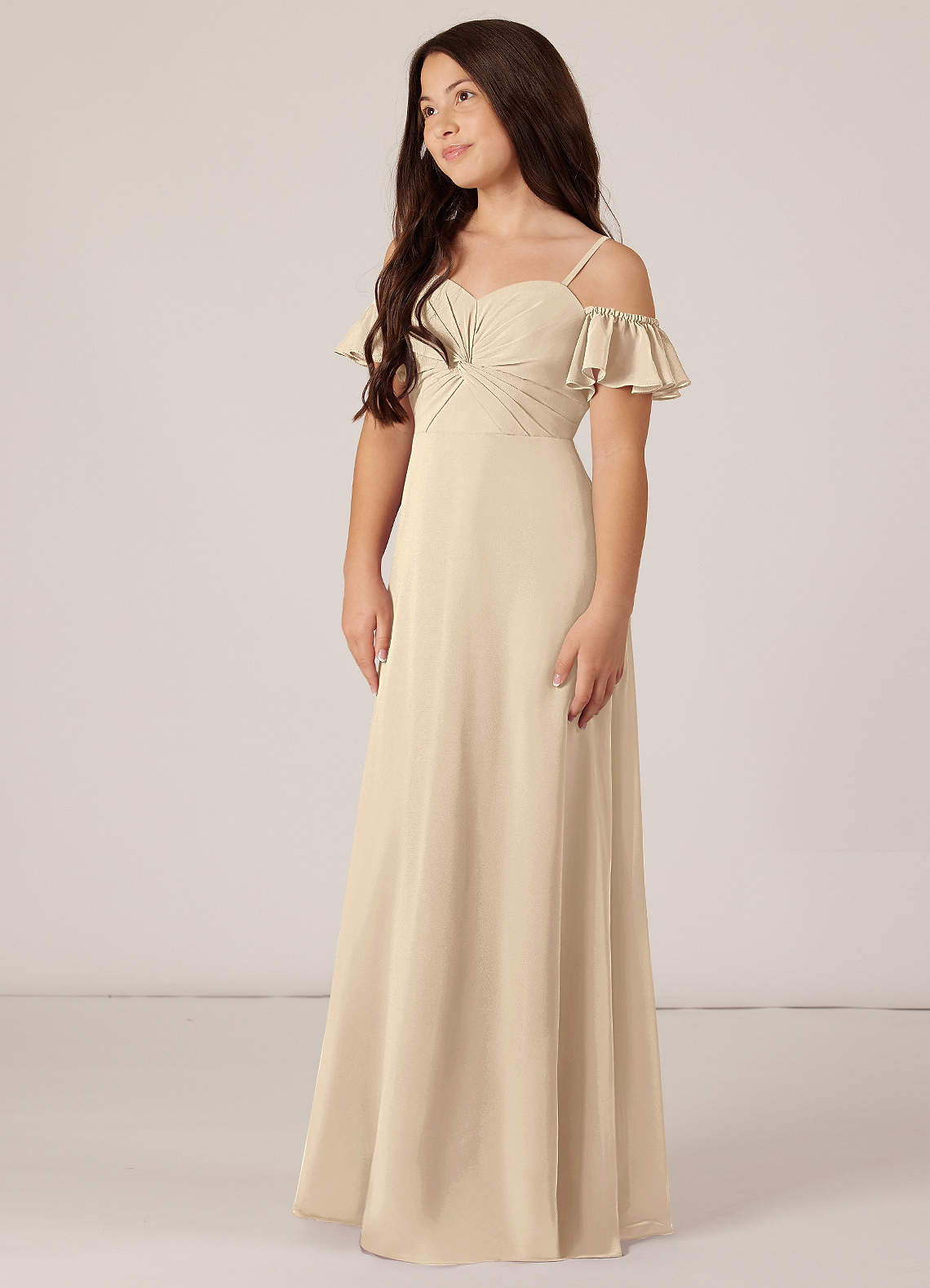 Junior bridesmaid sale dresses chiffon