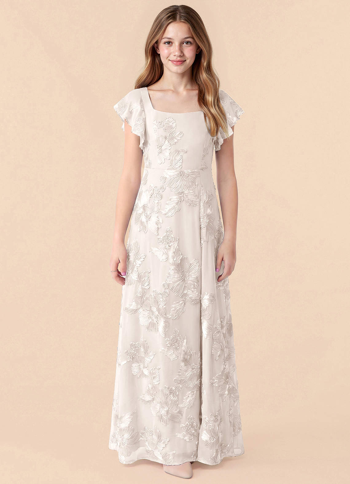 junior formal dress High Neck Purple Long Prom Beaded Party Dress PG839 US4 / Custom Color Floor length8 Azazie Jaymie Junior Formal Dress