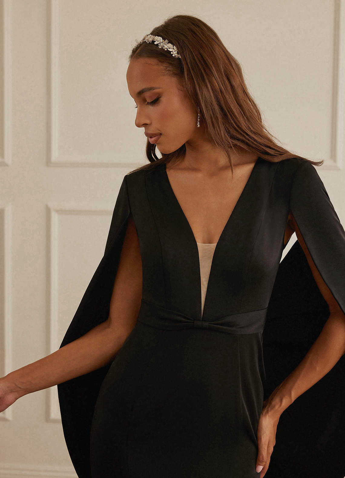 polka dot cream dress Franci - Speck Featuring a square neckline White A-Line Maxi Dress Color:Black-Grey wedding sweater