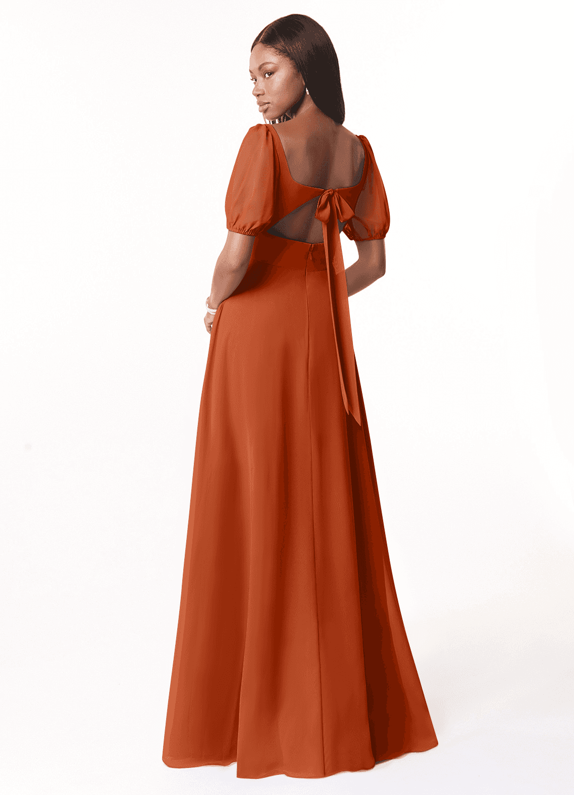 azazie burnt orange bridesmaid dresses Azazie Zeya