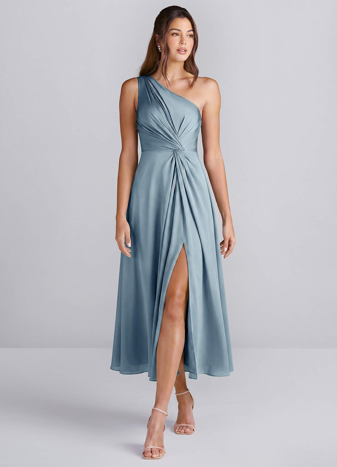 bailey off the shoulder bodycon dress dress the population - Blue fitting dress is sultry upcycled fashion ASOS Design - High Color:Soft Plum