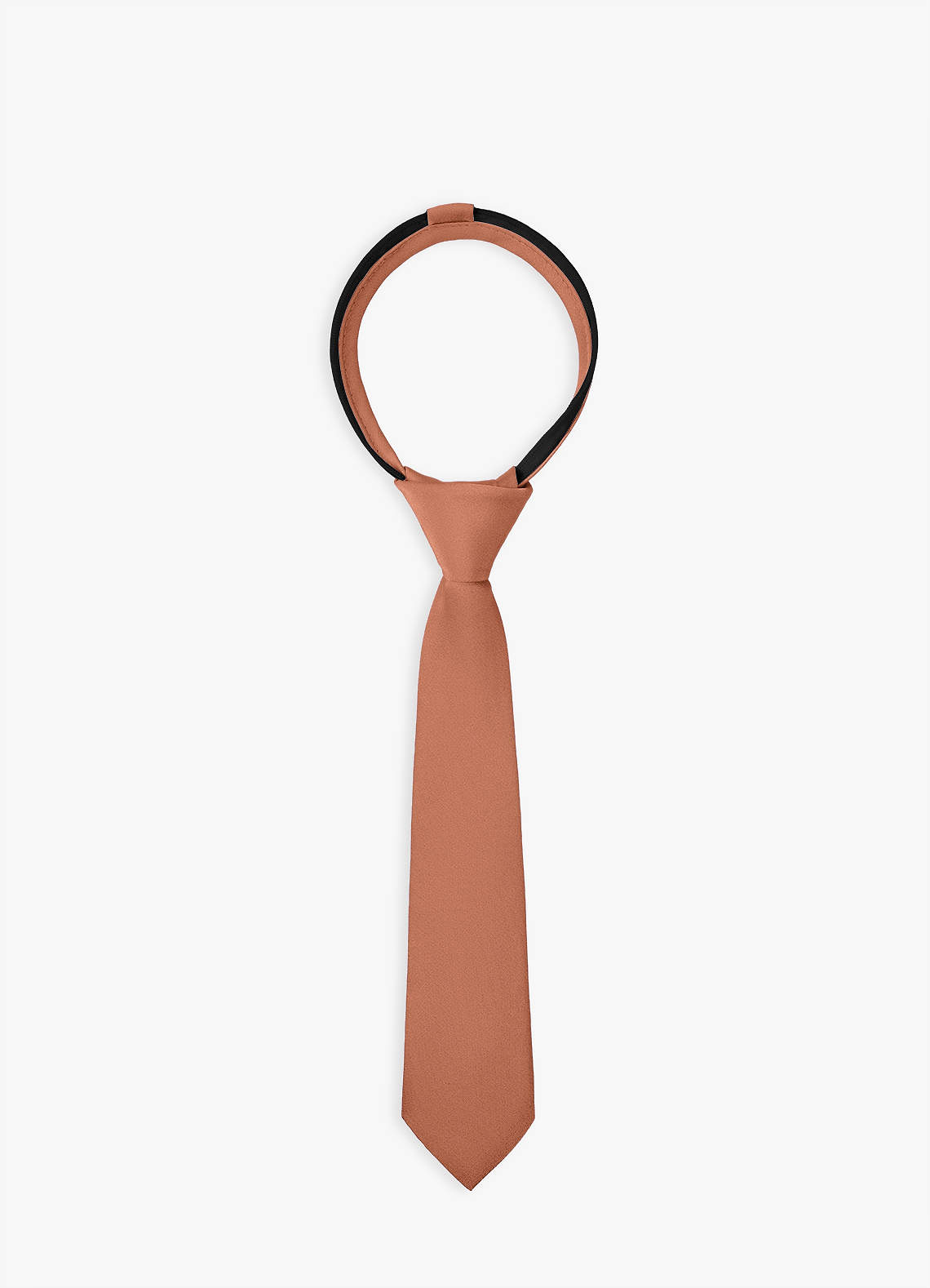 front Boy's Stretch Satin Pre-Tie