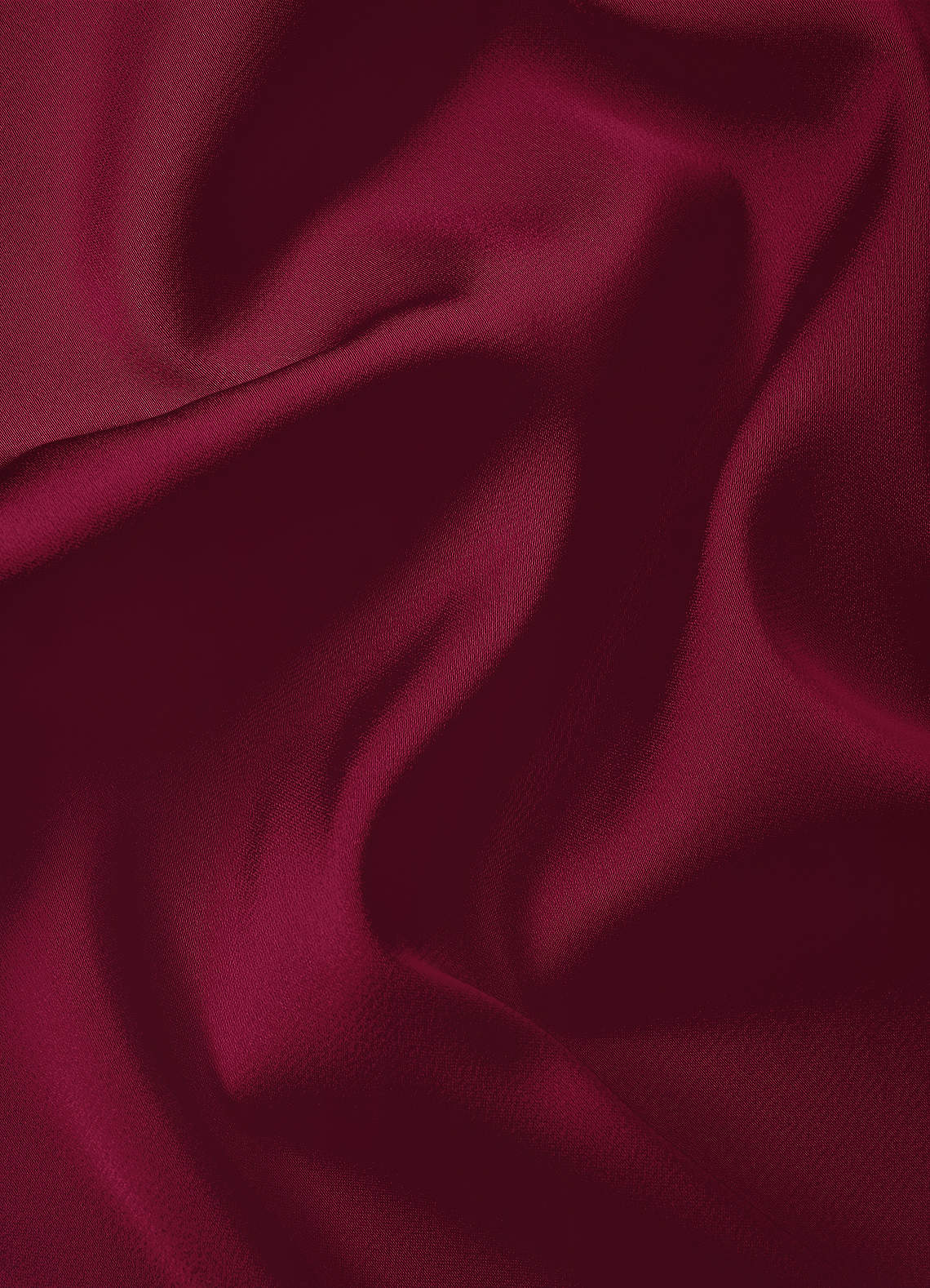 front Julian Burgundy Stretch Satin Dress Shirt