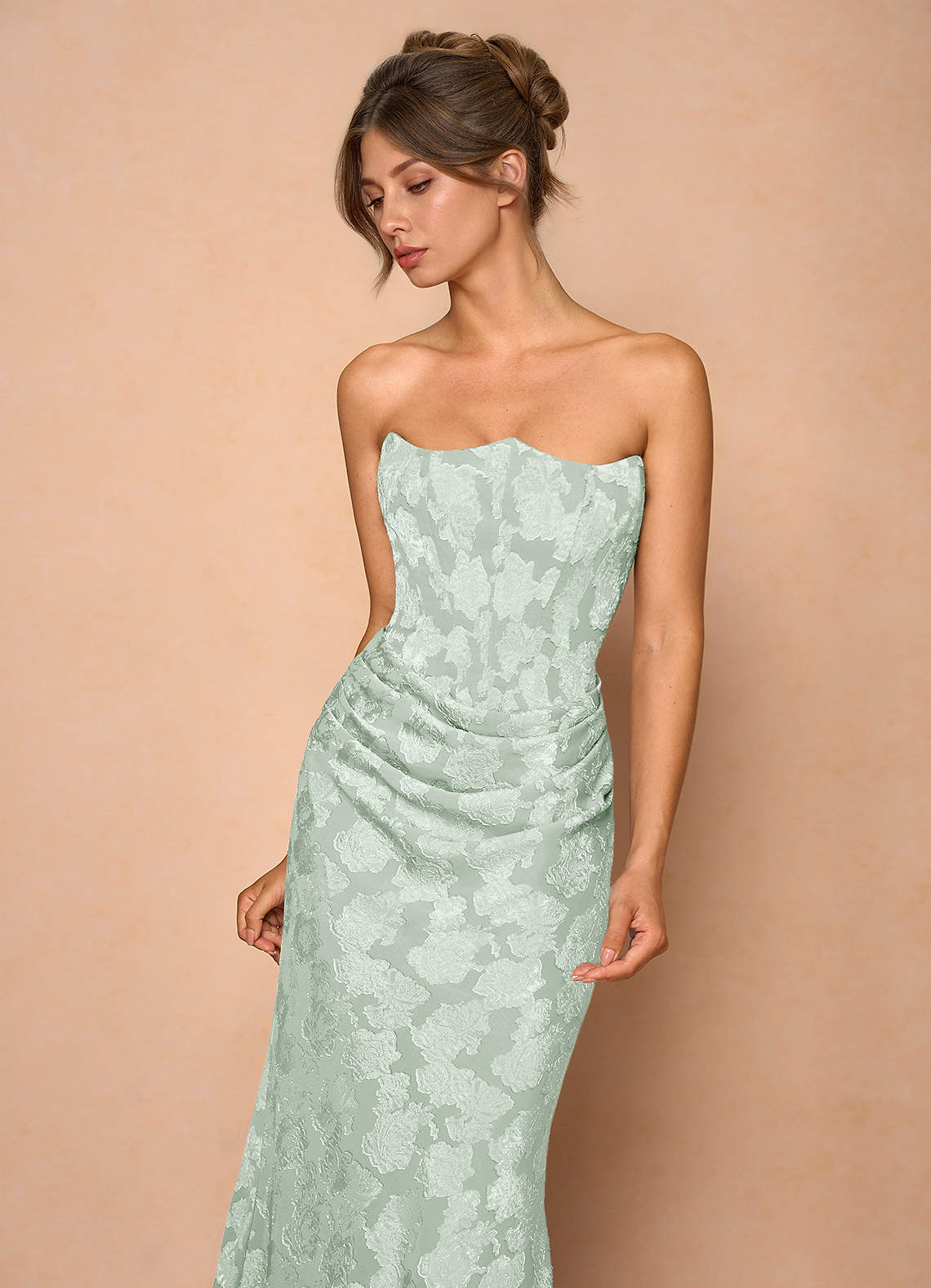 lace mint green wedding dress Mint Green Straps A-Line Wedding Guest Dress, Mint_Green / S