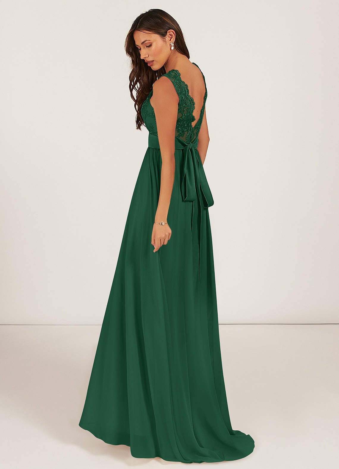 Azazie Gertrude Dark Green Bridesmaid Dresses | Azazie