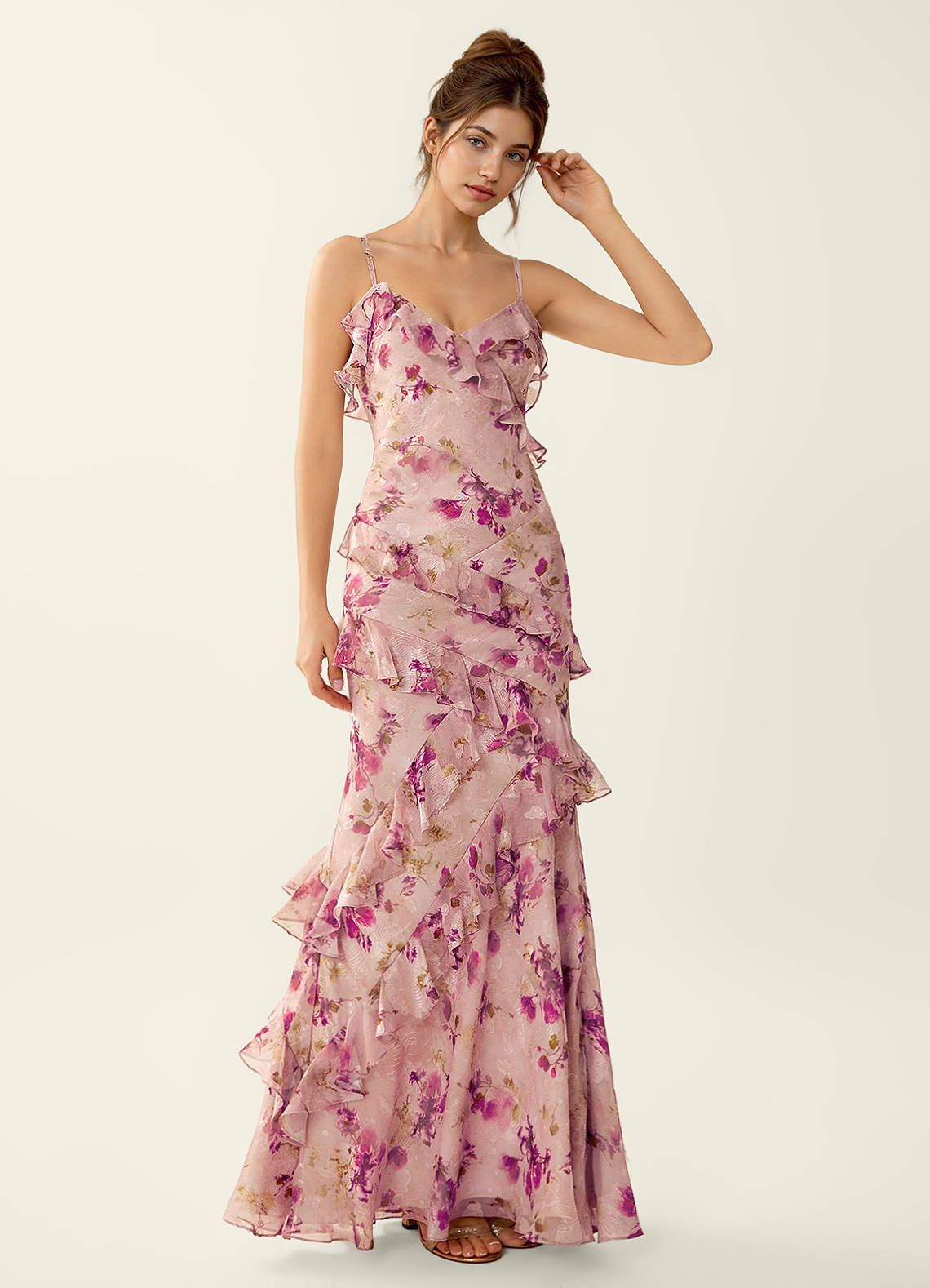 strapless open back dress Primavera Couture 4519 Beaded Sequin Prom Dress Slit Corset Formal 6 / Blackberry main image 1