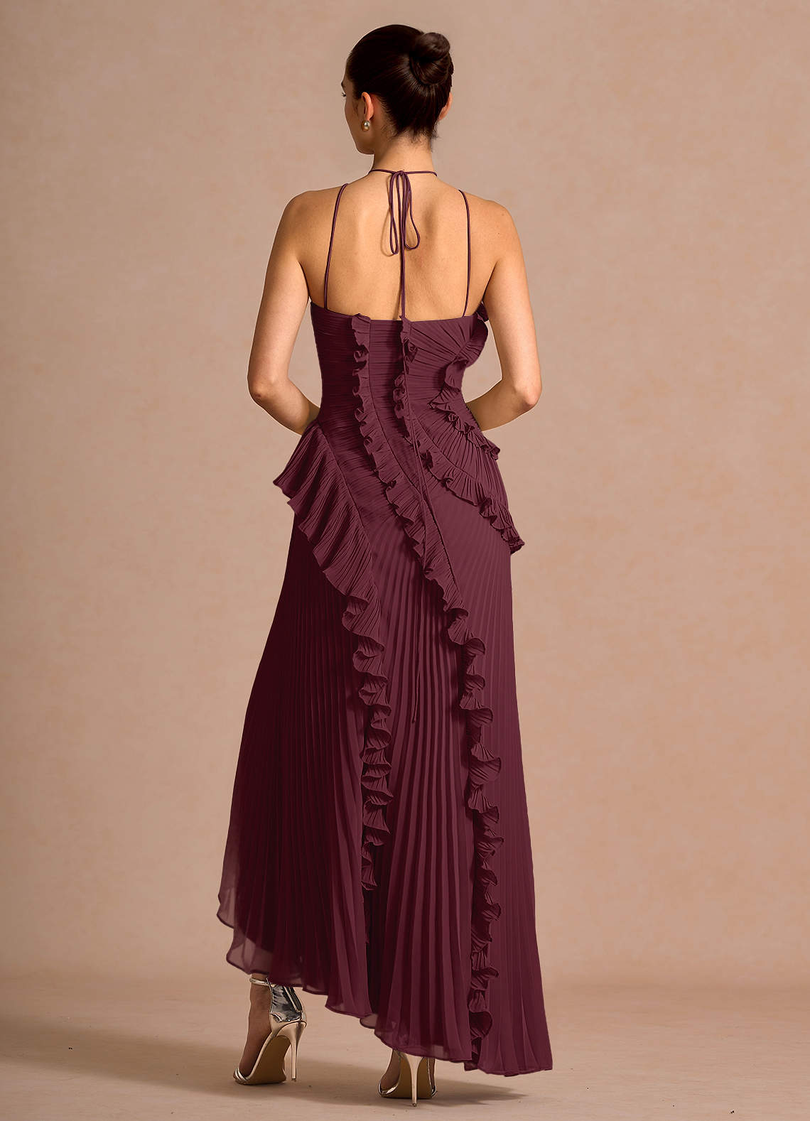 Hatsu Wine Maxi Dress image1